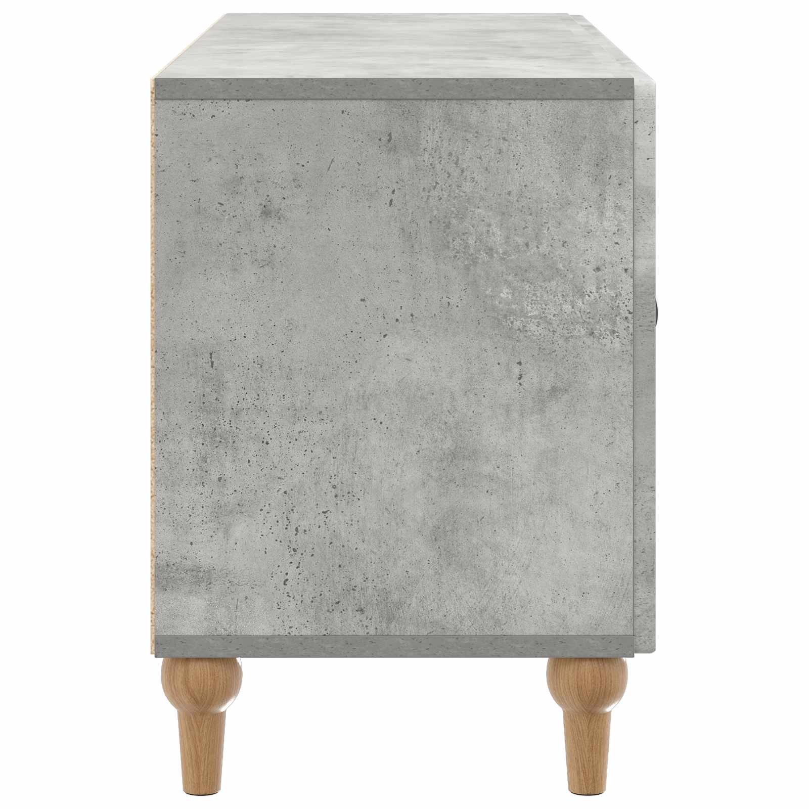 Meuble TV Gris béton 99 x 34,5 x 50 cm Bois d'ingénierie - XIOS