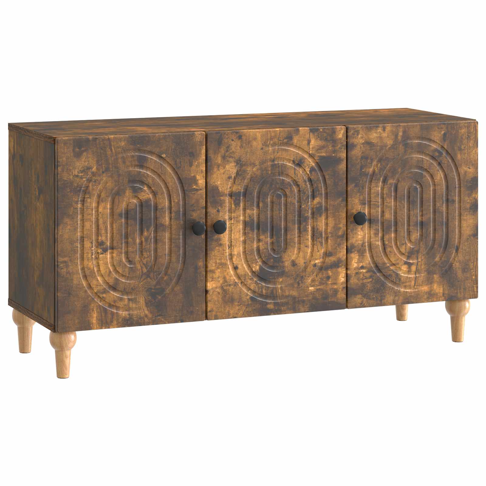 Meuble TV Chêne fumé 99 x 34,5 x 50 cm Bois d'ingénierie - XIOS