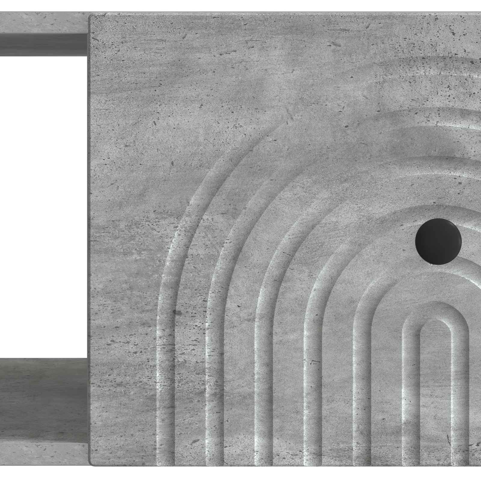 Table basse Gris béton 90 x 50 x 40 cm Bois d'ingénierie - XIOS