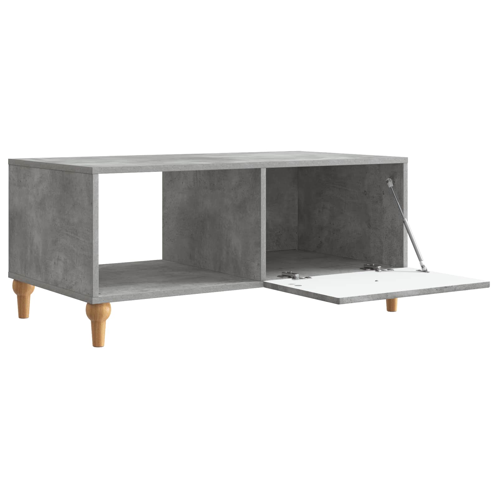 Table basse Gris béton 90 x 50 x 40 cm Bois d'ingénierie - XIOS