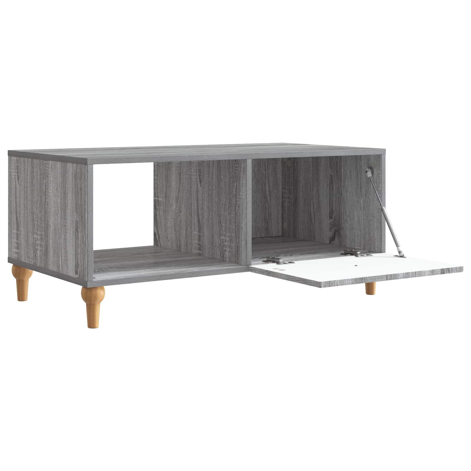 Table basse Sonoma gris 90 x 50 x 40 cm Bois d'ingénierie - XIOS