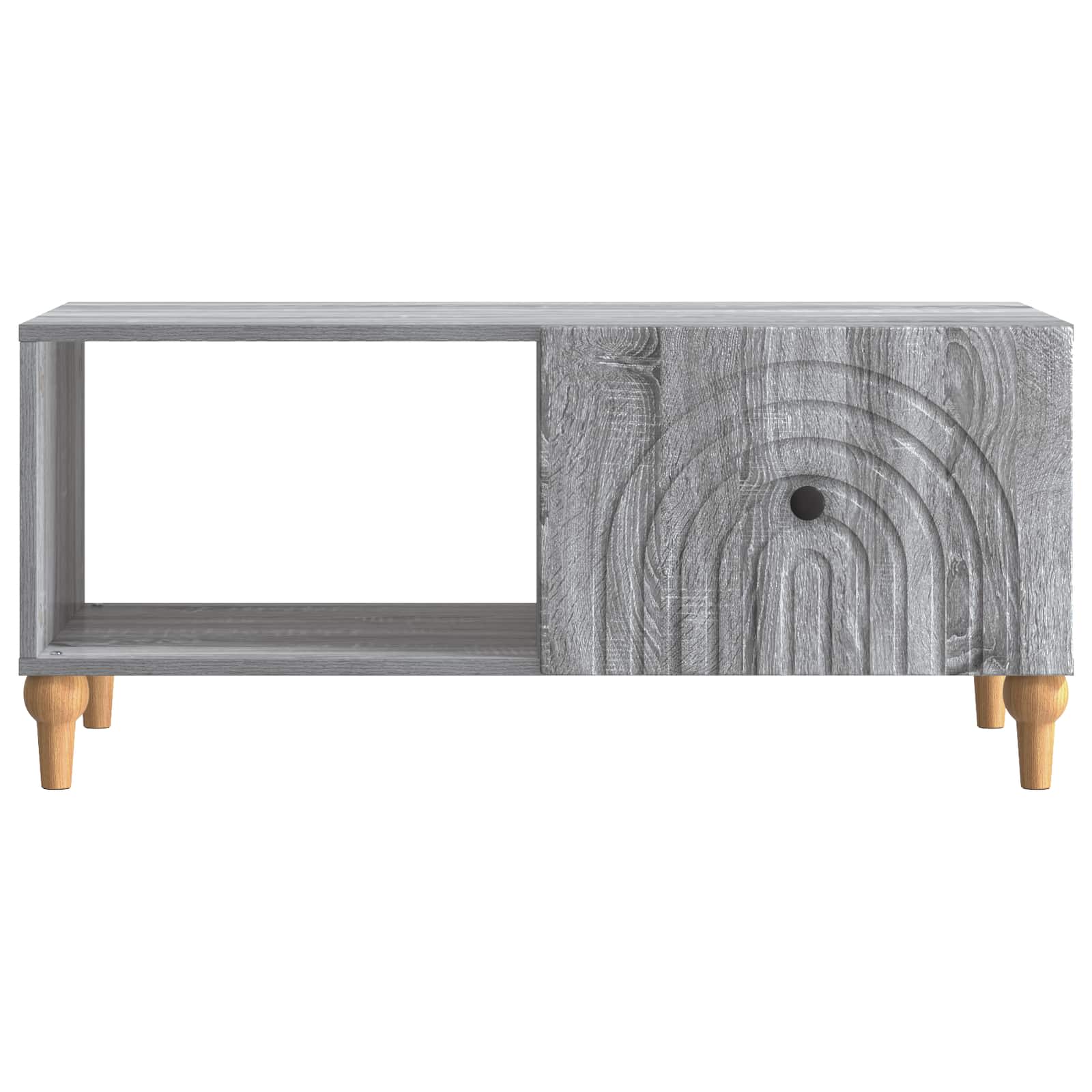 Table basse Sonoma gris 90 x 50 x 40 cm Bois d'ingénierie - XIOS