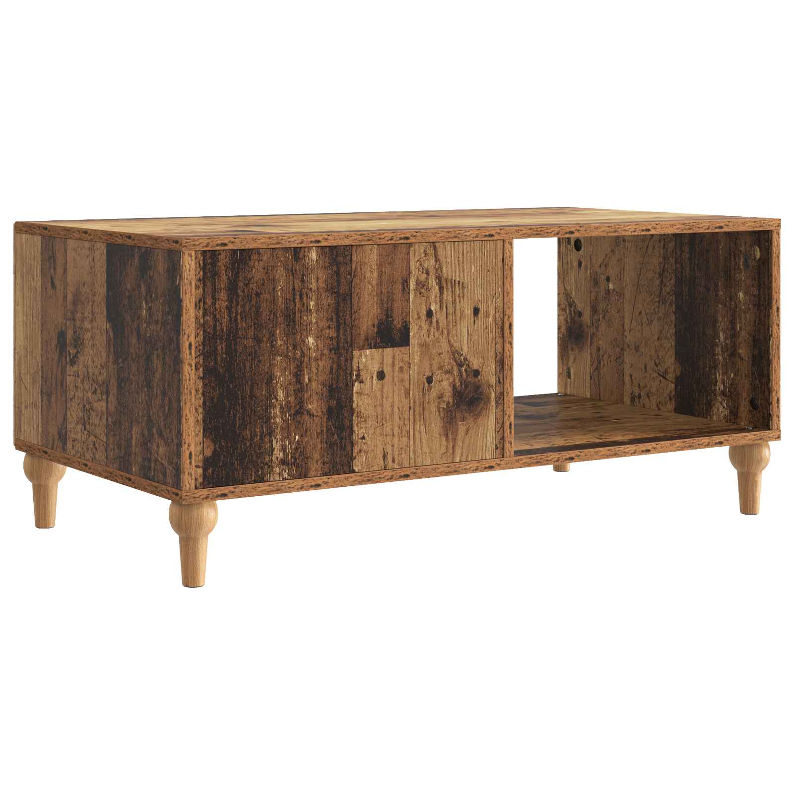 Table basse Bois ancien 90 x 50 x 40 cm Bois d'ingénierie - XIOS