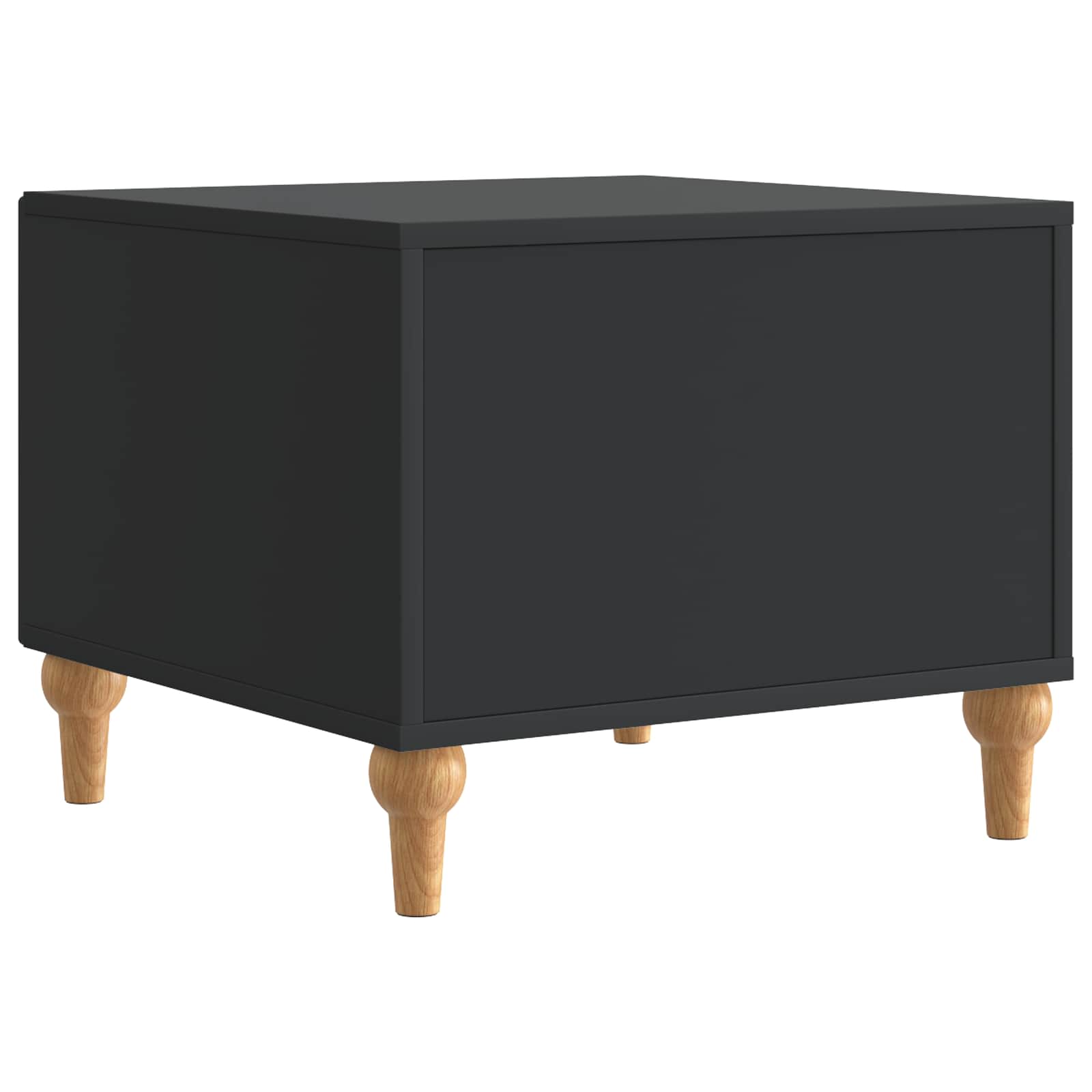 Table basse avec tiroir Noir 49 x 50 x 40 cm Bois d'ingénierie - XIOS