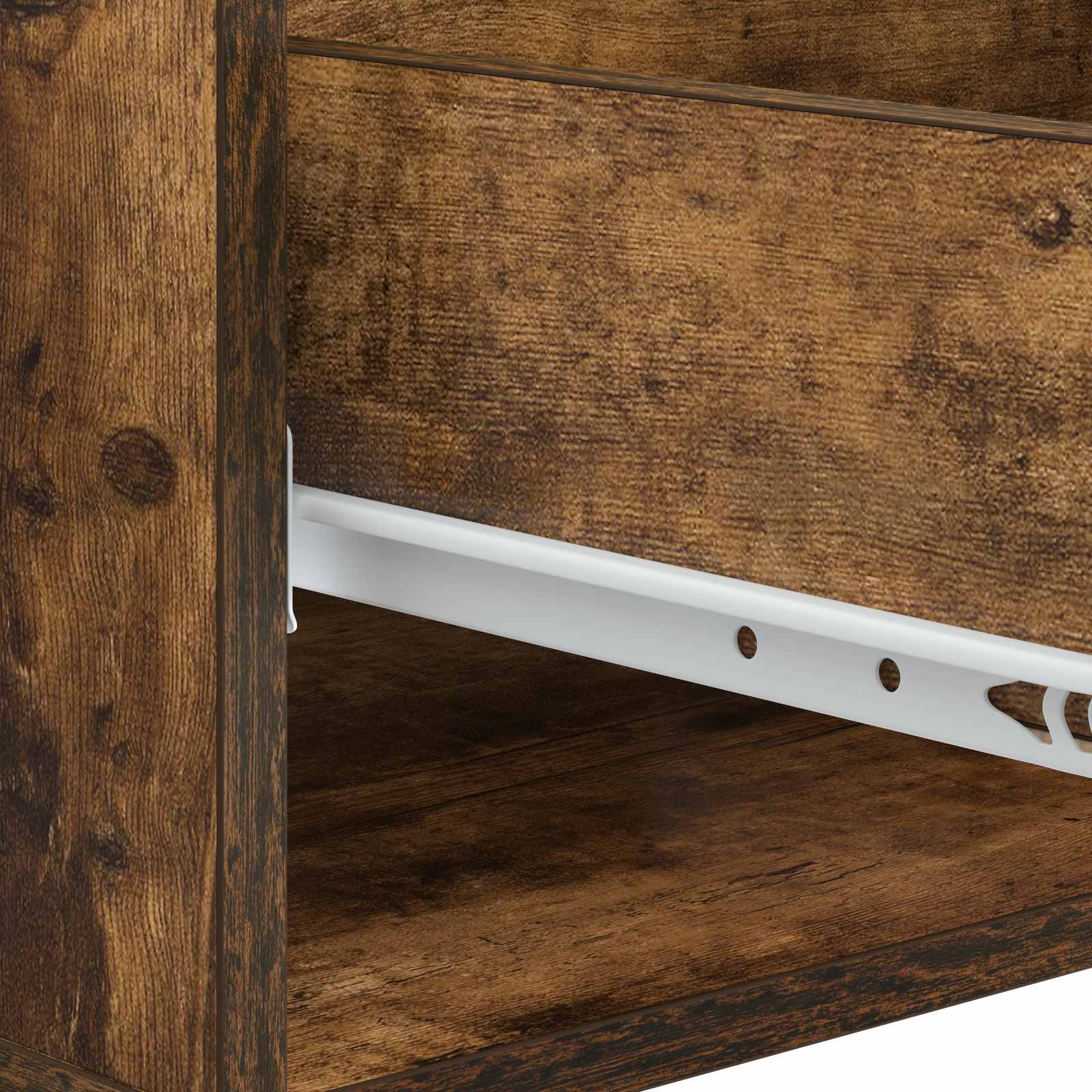 Table basse Chêne fumé 49 x 50 x 40 cm Bois d'ingénierie - XIOS