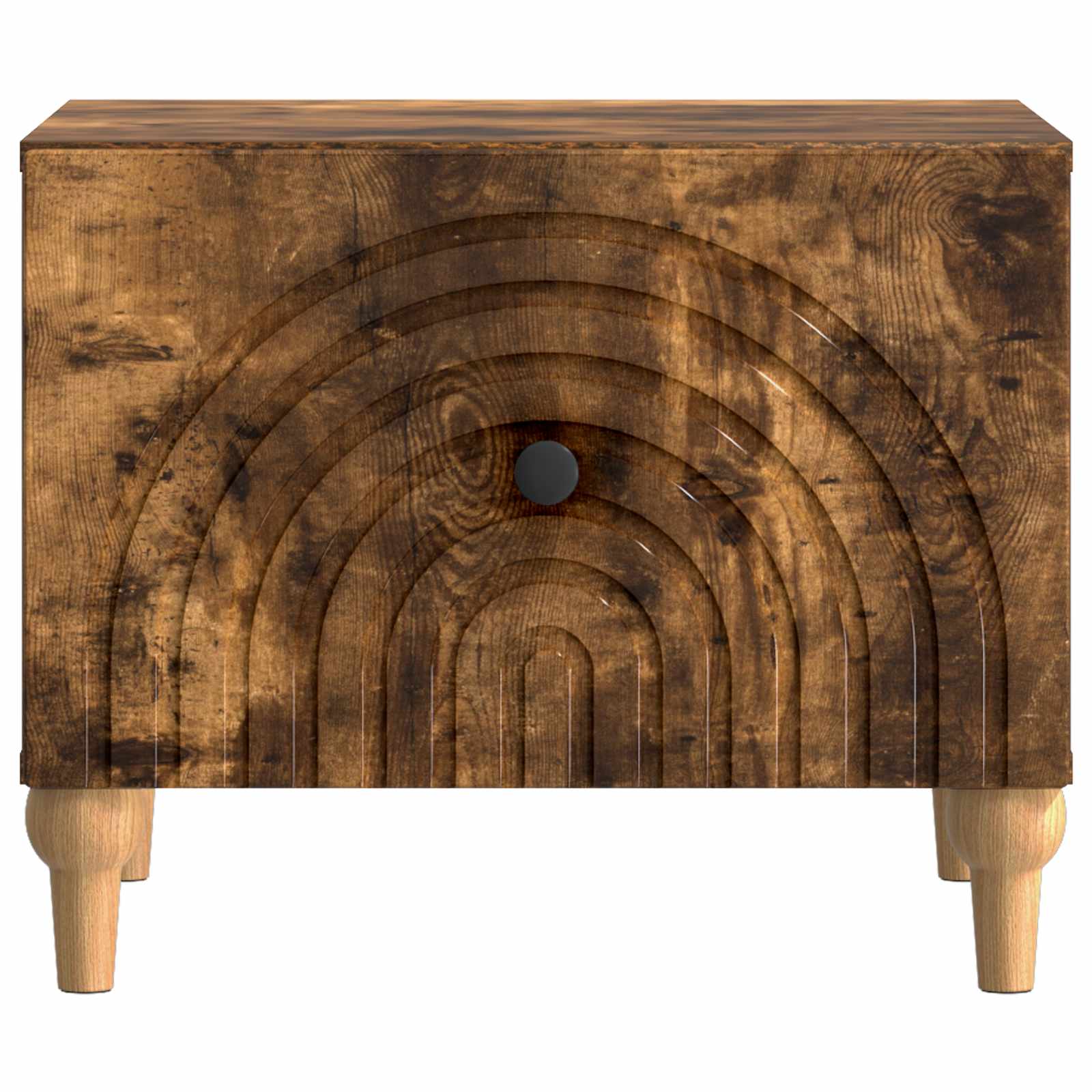 Table basse Chêne fumé 49 x 50 x 40 cm Bois d'ingénierie - XIOS