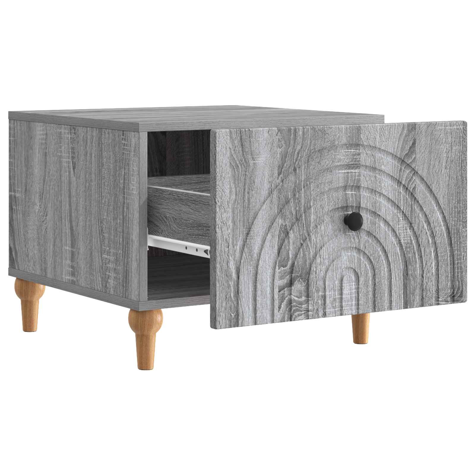 Table basse Sonoma gris 49 x 50 x 40 cm Bois d'ingénierie - XIOS