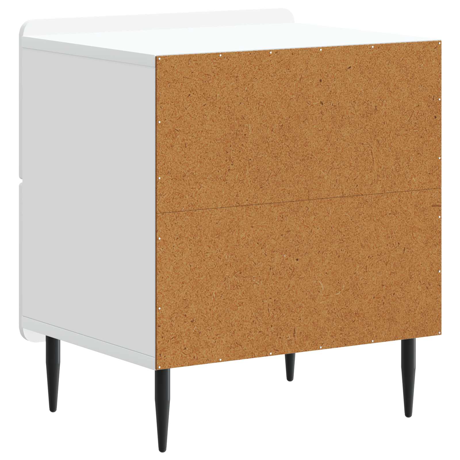 Cabinet de chevet Blanc 43 x 34,5 x 49,5 cm Bois d'ingénierie - XIOS