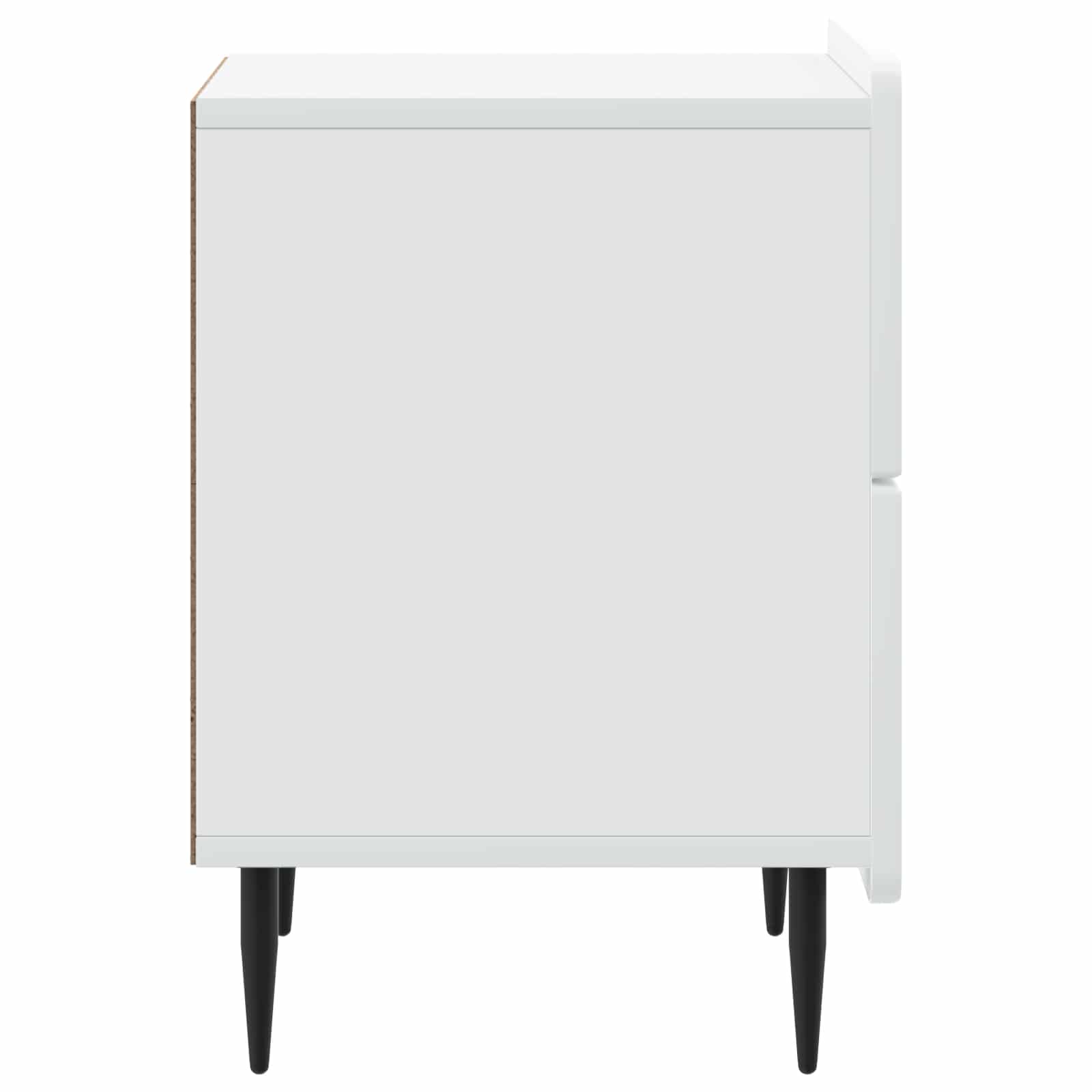 Cabinet de chevet Blanc 43 x 34,5 x 49,5 cm Bois d'ingénierie - XIOS