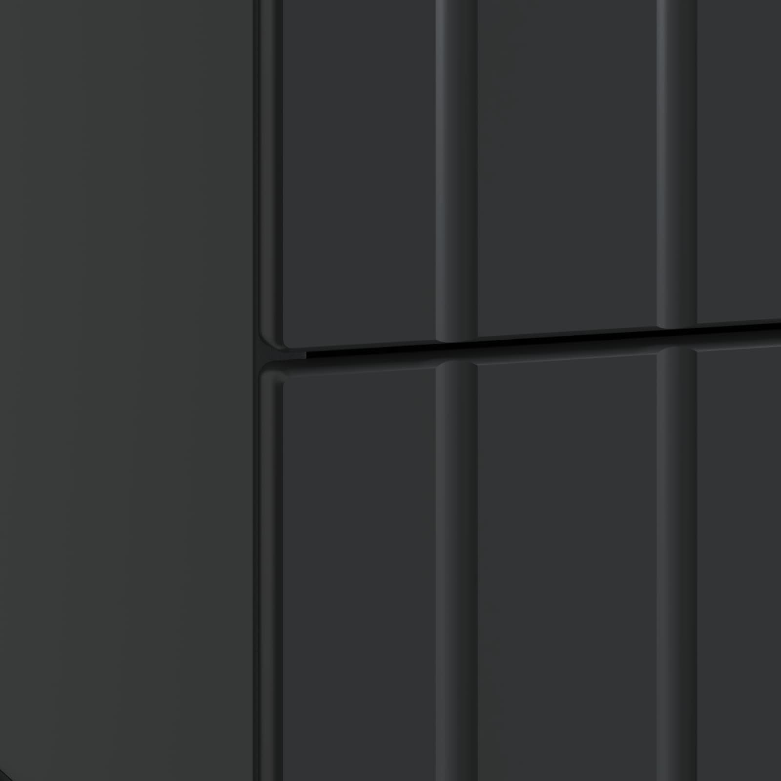 Cabinet de chevet Noir 43 x 34,5 x 49,5 cm Bois d'ingénierie - XIOS
