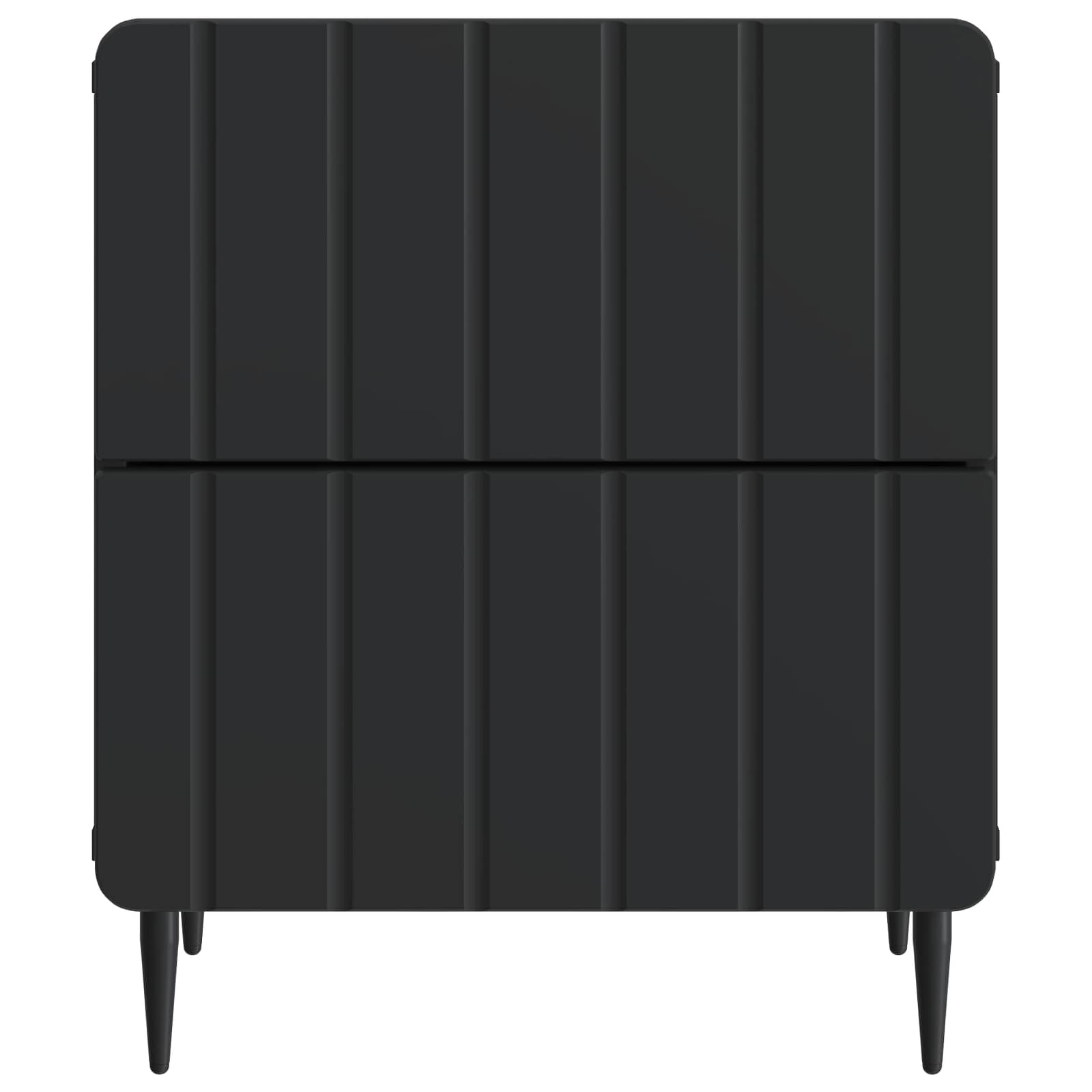 Cabinet de chevet Noir 43 x 34,5 x 49,5 cm Bois d'ingénierie - XIOS