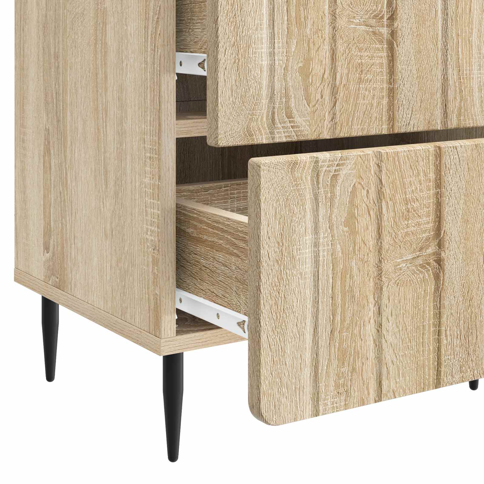 Cabinet de chevet avec tiroir Chêne Sonoma 43 x 34,5 x 49,5 cm - XIOS
