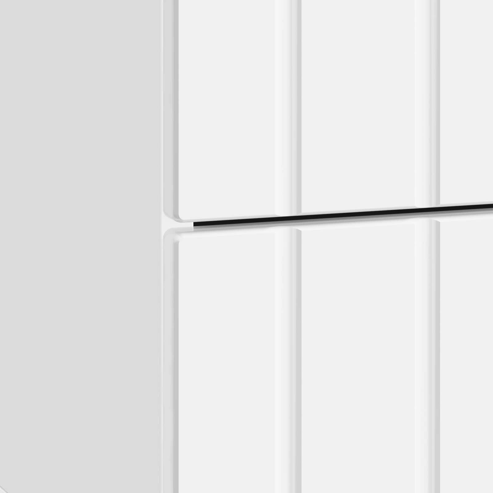 Cabinet de chevet Blanc brillant 43 x 34,5 x 49,5 cm - XIOS
