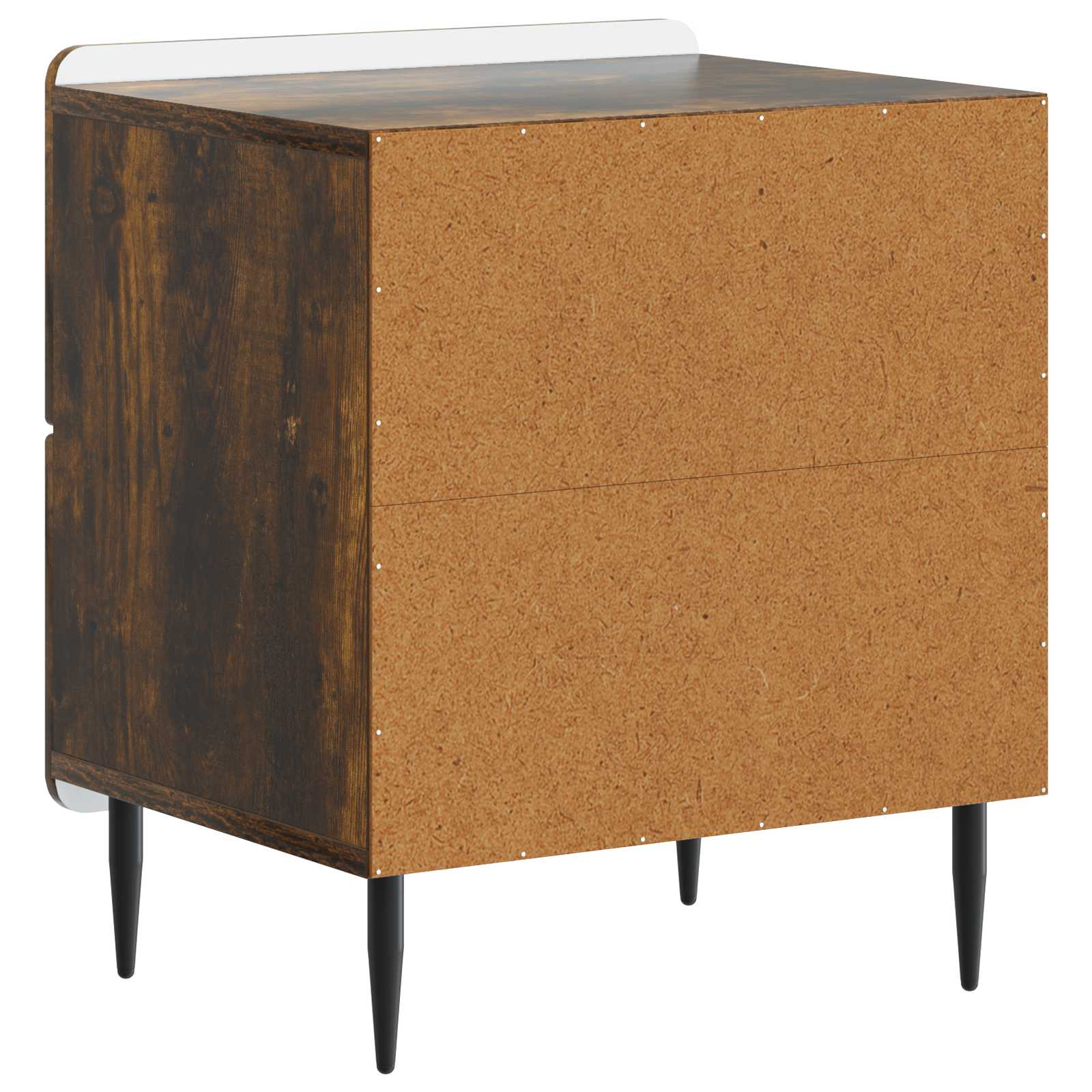 Cabinet de chevet avec tiroir Chêne fumé 43 x 34,5 x 49,5 cm - XIOS