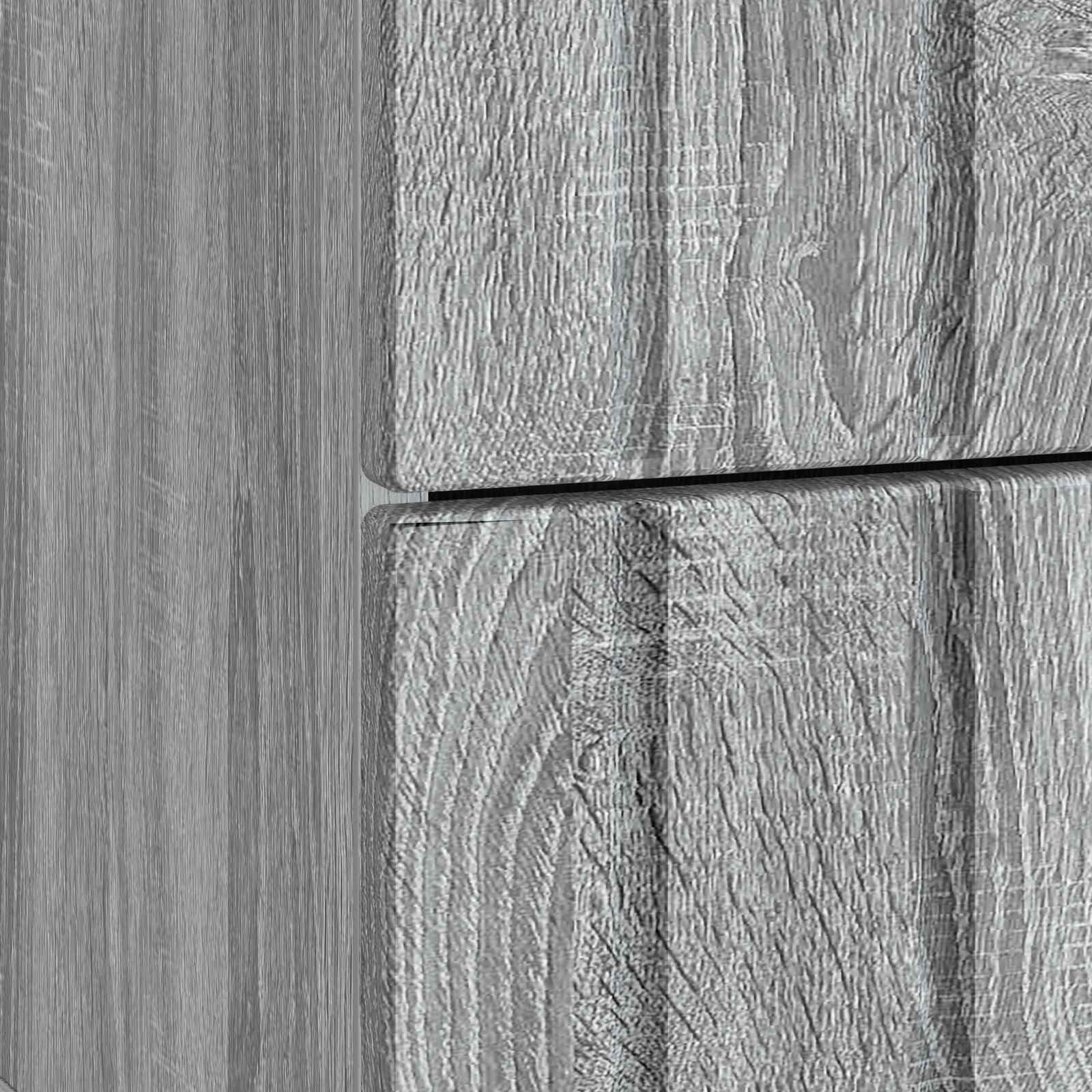 Cabinet de chevet avec tiroir Sonoma gris 43 x 34,5 x 49,5 cm - XIOS