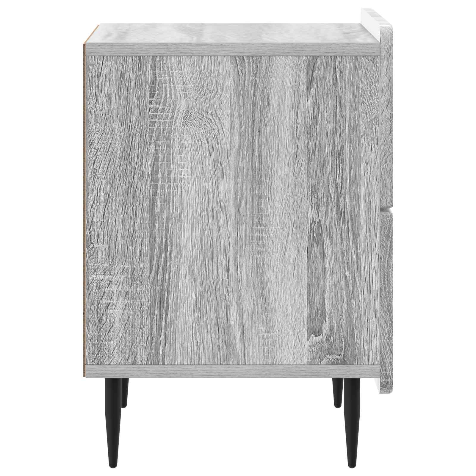 Cabinet de chevet avec tiroir Sonoma gris 43 x 34,5 x 49,5 cm - XIOS