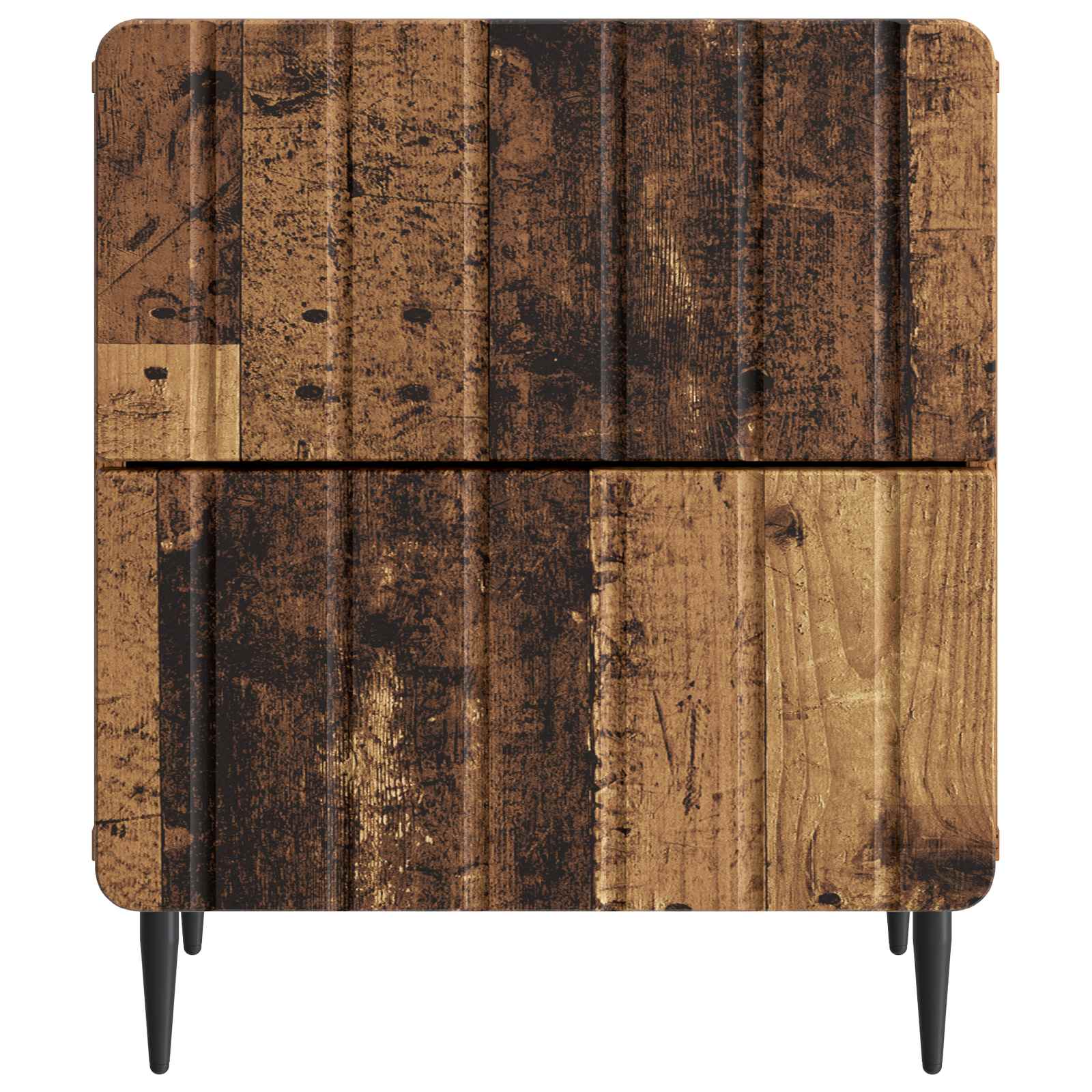 Cabinet de chevet 2 pcs Bois ancien 43 x 34,5 x 49,5 cm - XIOS