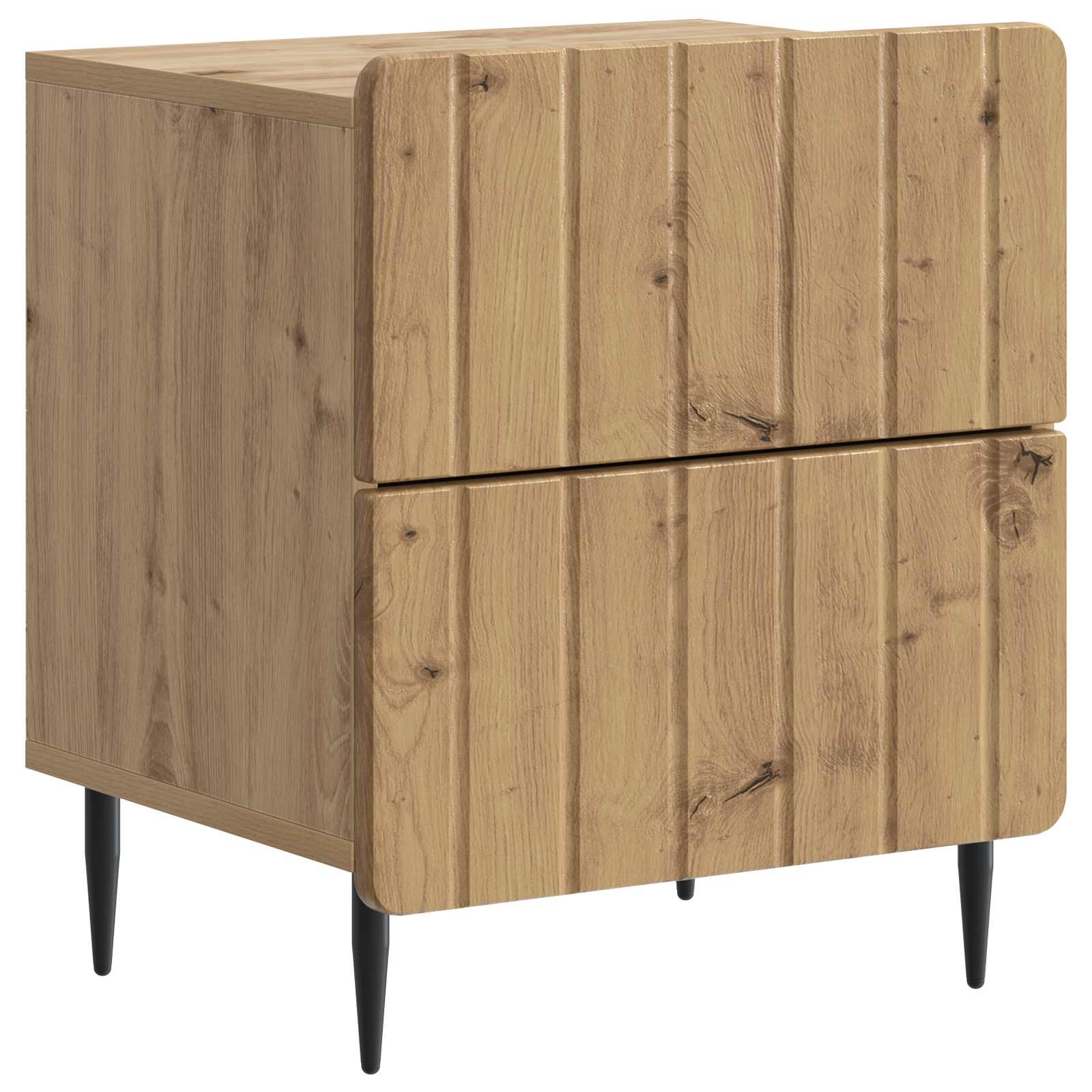 Cabinet de chevet Chêne artisanal 43 x 34,5 x 49,5 cm - XIOS