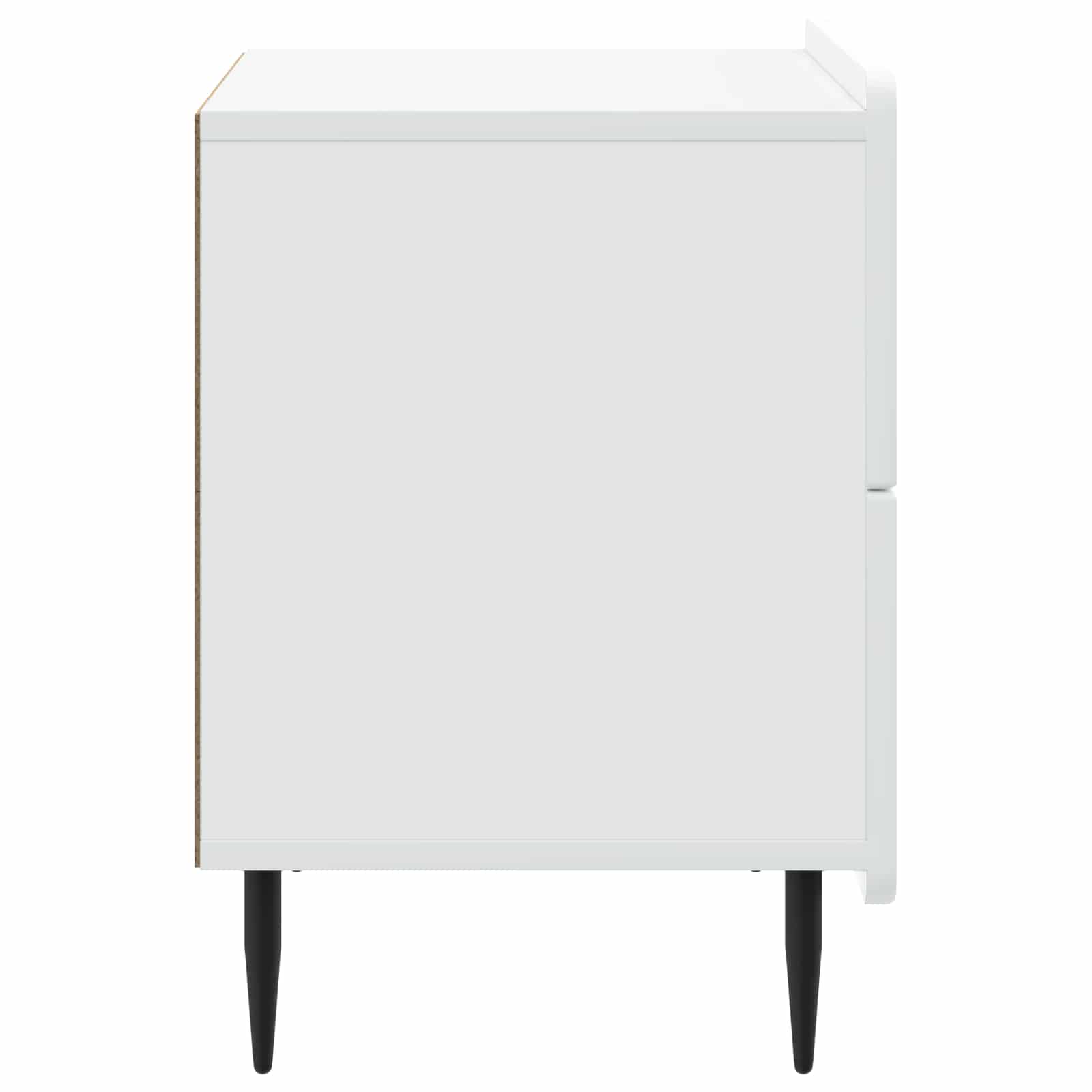 Cabinet de chevet Blanc 62 x 34,5 x 49,5 cm Bois d'ingénierie - XIOS