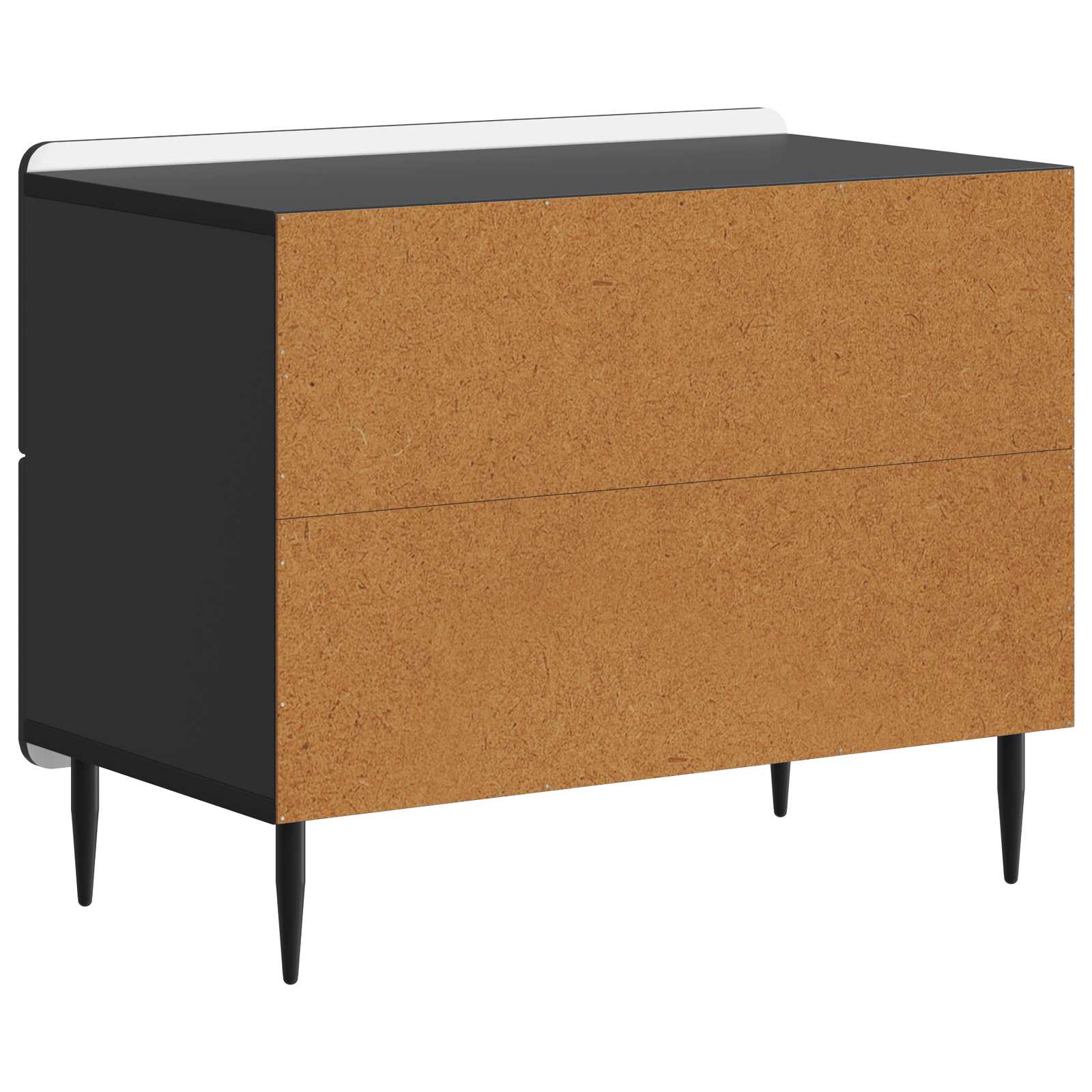 Cabinet de chevet Noir 62 x 34,5 x 49,5 cm Bois d'ingénierie - XIOS