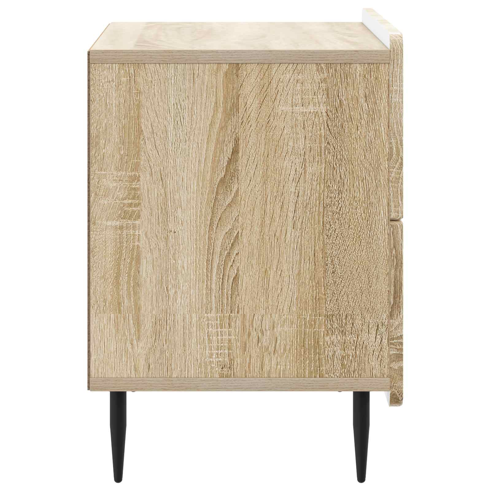 Cabinet de chevet avec tiroir Chêne Sonoma 62 x 34,5 x 49,5 cm - XIOS