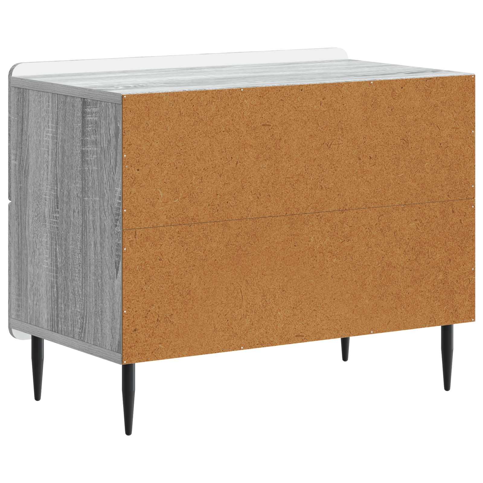 Cabinet de chevet avec tiroir Sonoma gris 62 x 34,5 x 49,5 cm - XIOS