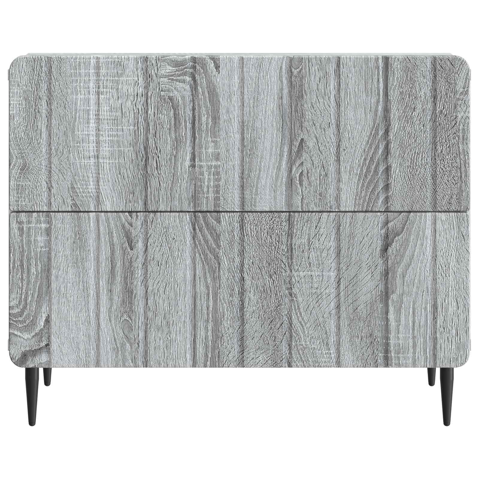 Cabinet de chevet avec tiroir Sonoma gris 62 x 34,5 x 49,5 cm - XIOS