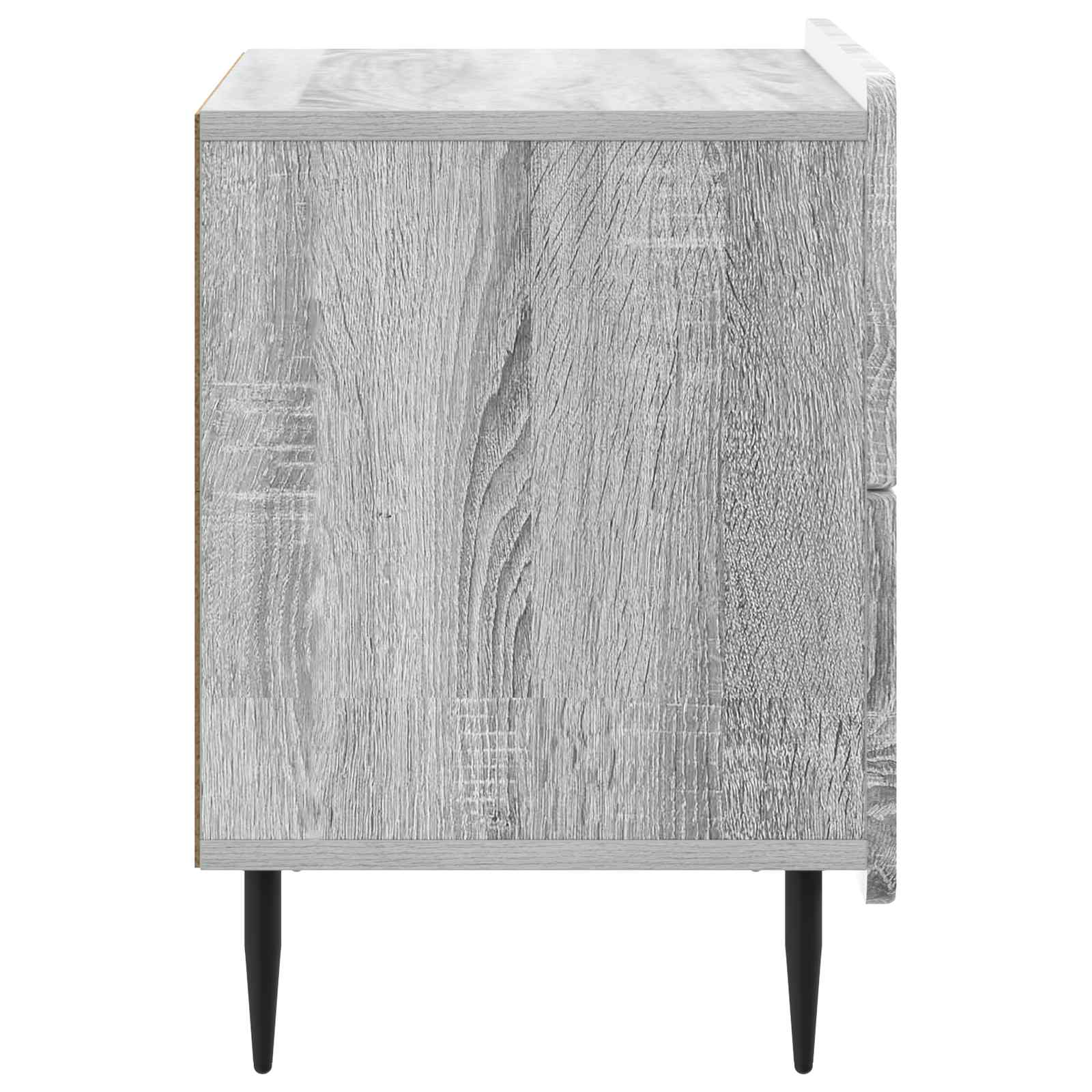Cabinet de chevet avec tiroir Sonoma gris 62 x 34,5 x 49,5 cm - XIOS