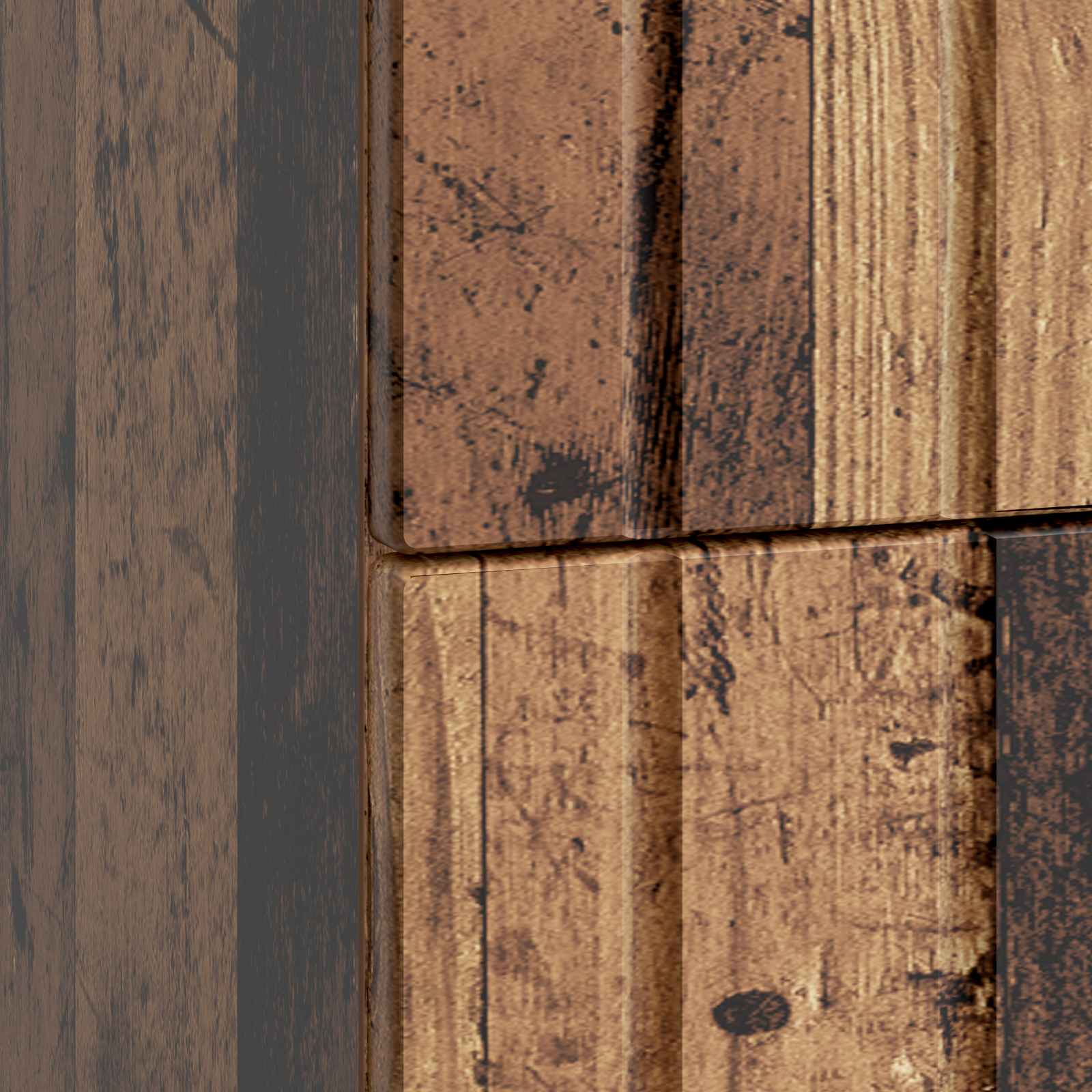 Cabinet de chevet avec tiroir Bois ancien 62 x 34,5 x 49,5 cm - XIOS
