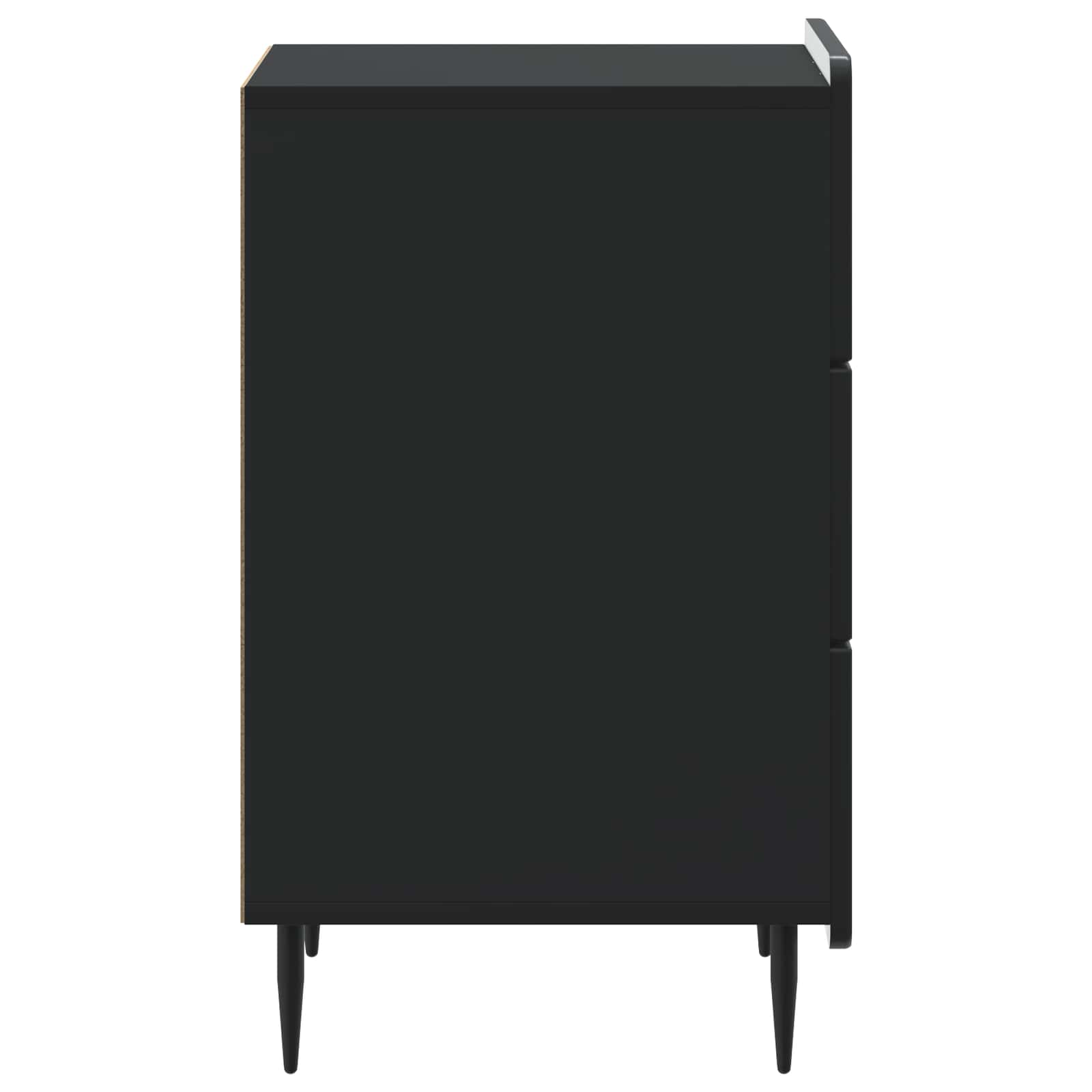 Cabinet de chevet Noir 43 x 41 x 68 cm Bois d'ingénierie - XIOS