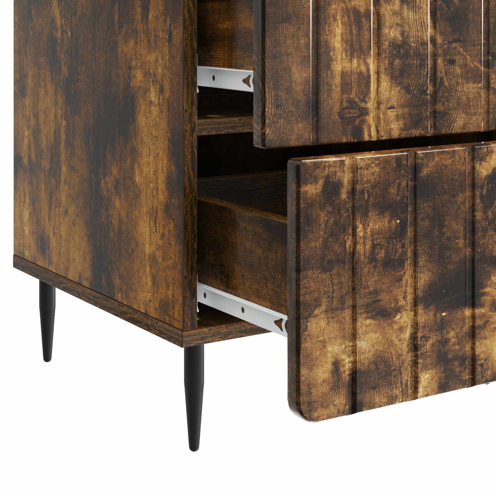 Cabinet de chevet Chêne fumé 43 x 41 x 68 cm Bois d'ingénierie - XIOS