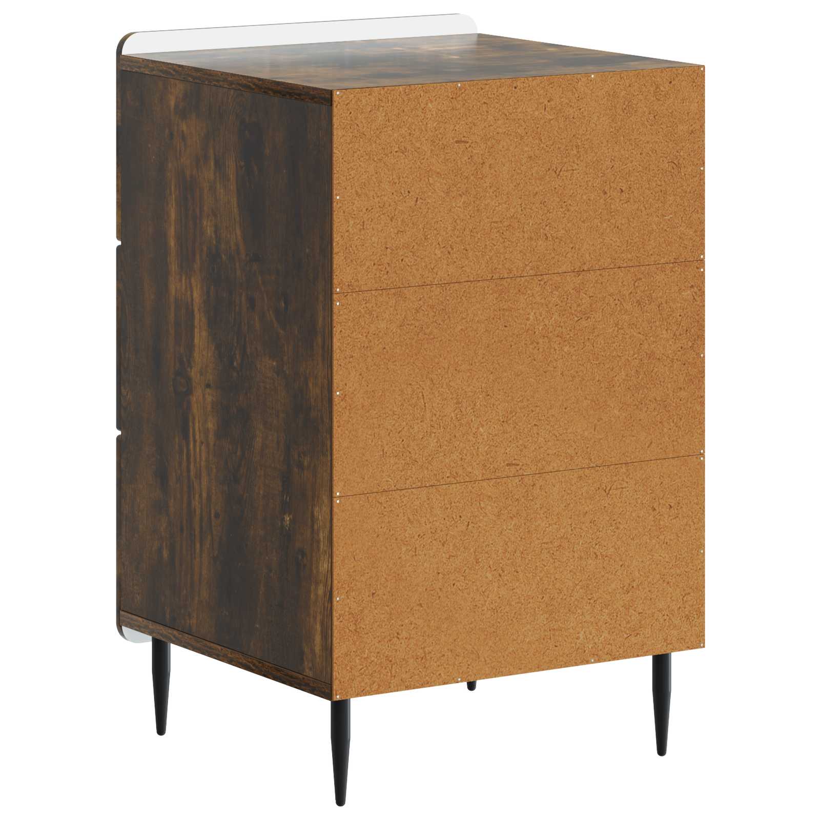 Cabinet de chevet Chêne fumé 43 x 41 x 68 cm Bois d'ingénierie - XIOS