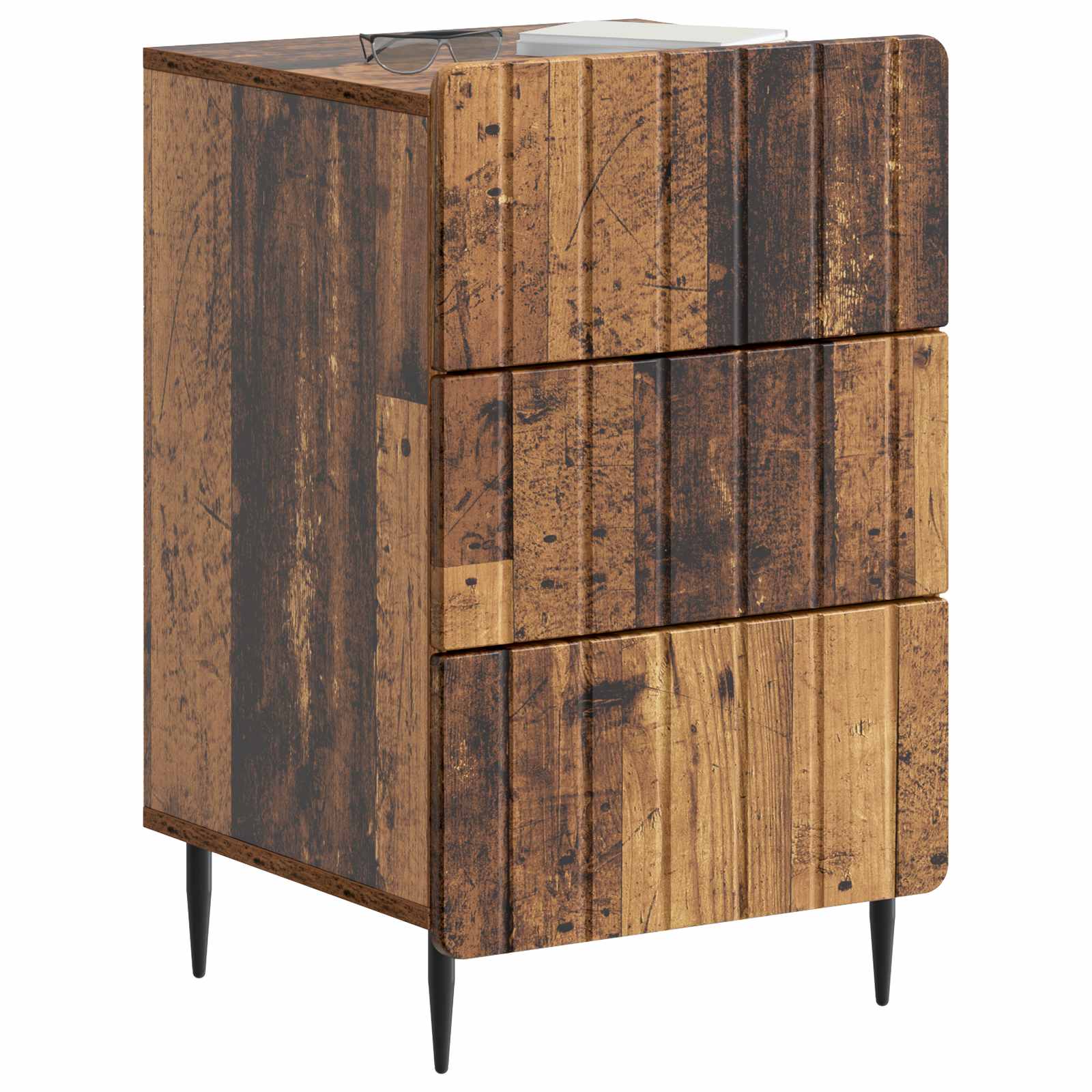 Cabinet de chevet Bois ancien 43 x 41 x 68 cm Bois d'ingénierie - XIOS