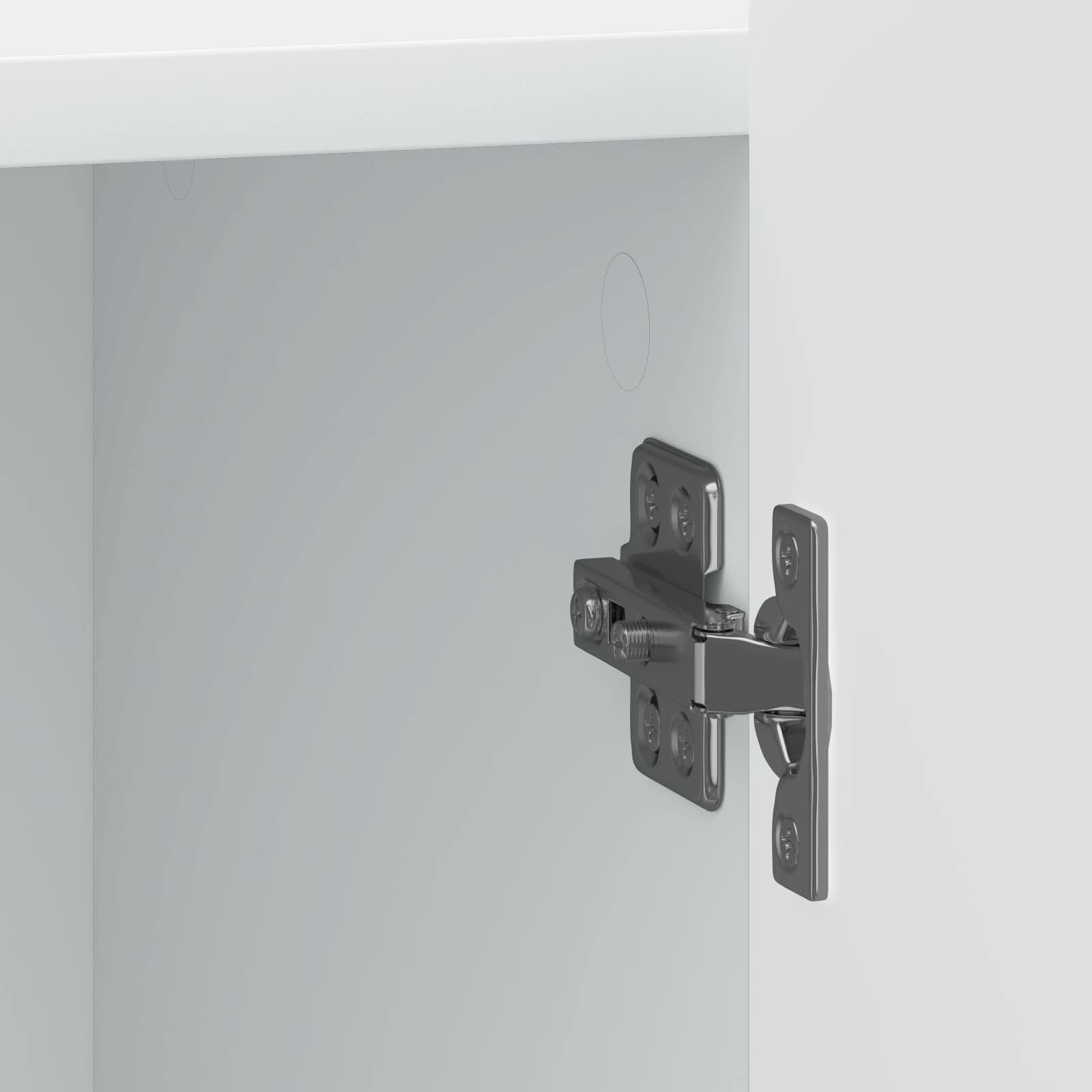 Cabinet de chevet 2 pcs Blanc 43 x 34,5 x 52 cm - XIOS