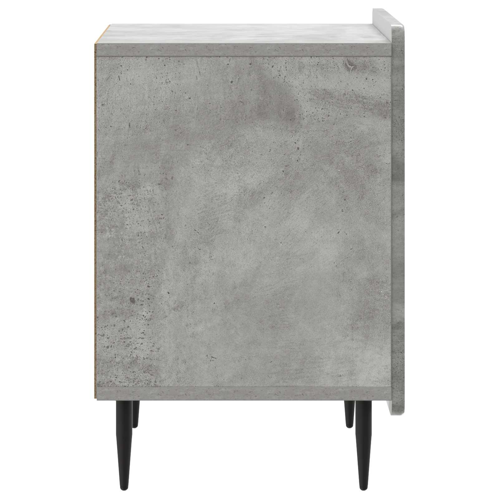 Cabinet de chevet 2 pcs Gris béton 43 x 34,5 x 52 cm - XIOS