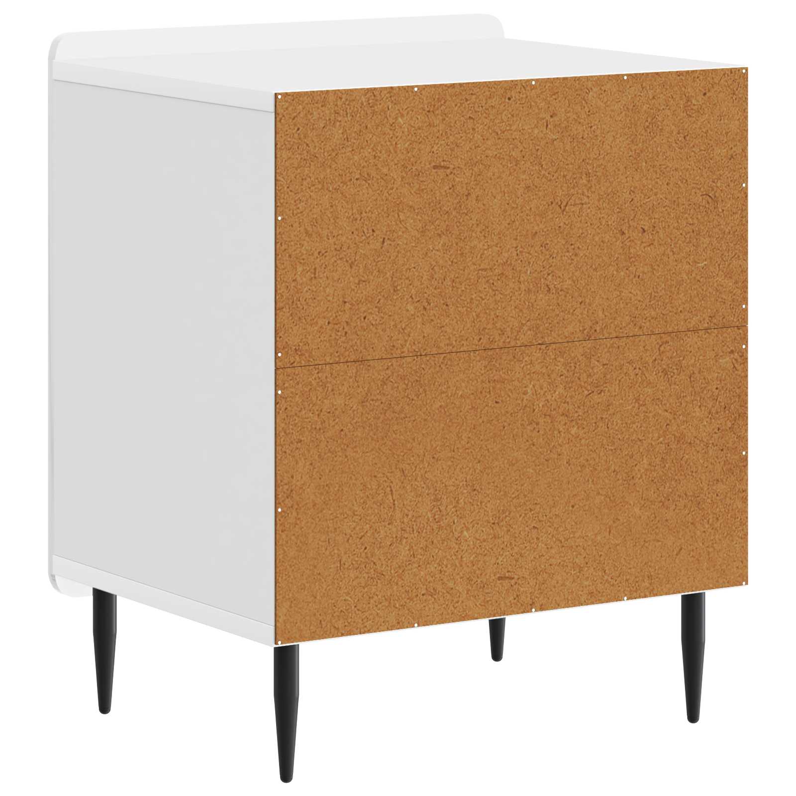 Cabinet de chevet Blanc brillant 43 x 34,5 x 52 cm - XIOS