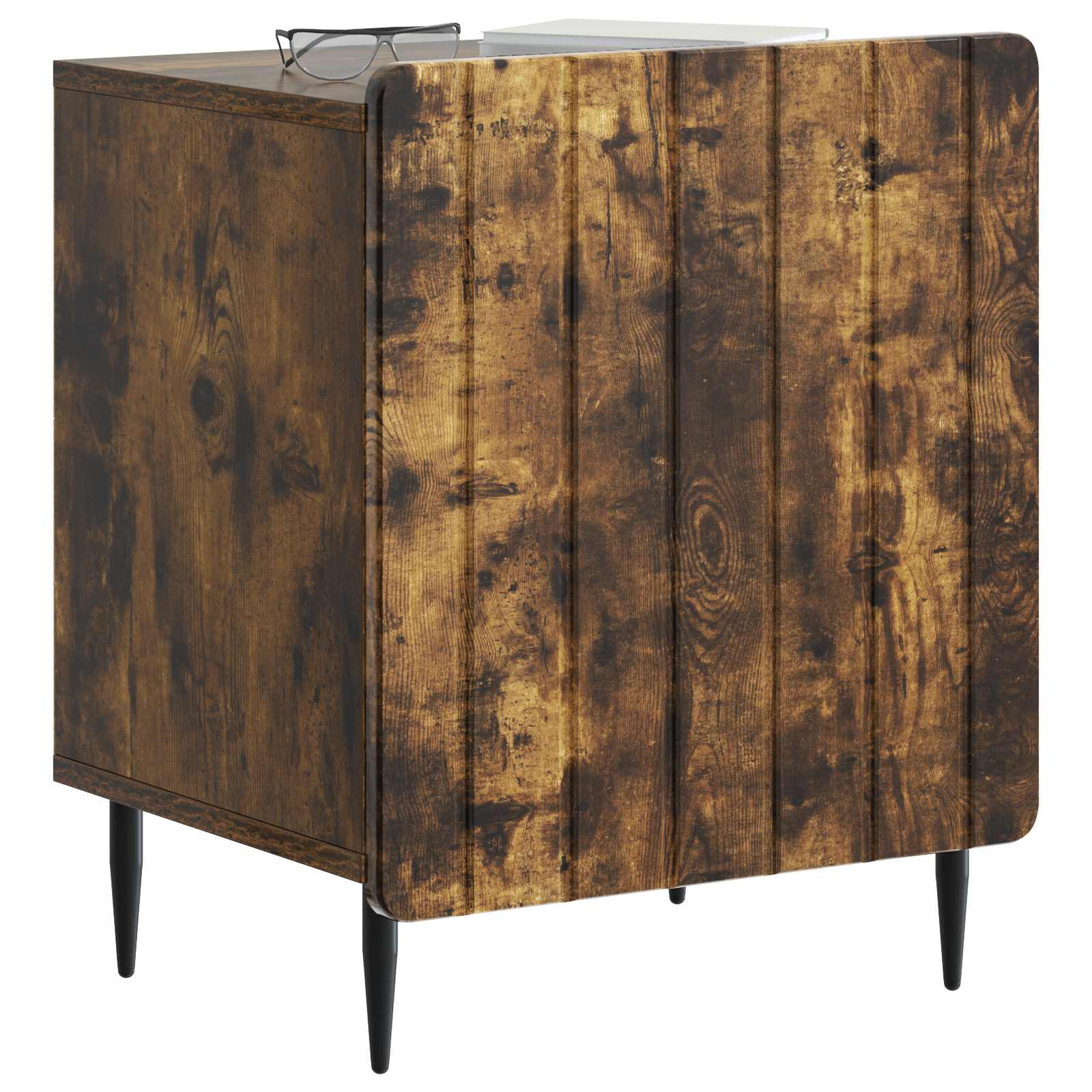 Cabinet de chevet Chêne fumé 43 x 34,5 x 52 cm - XIOS