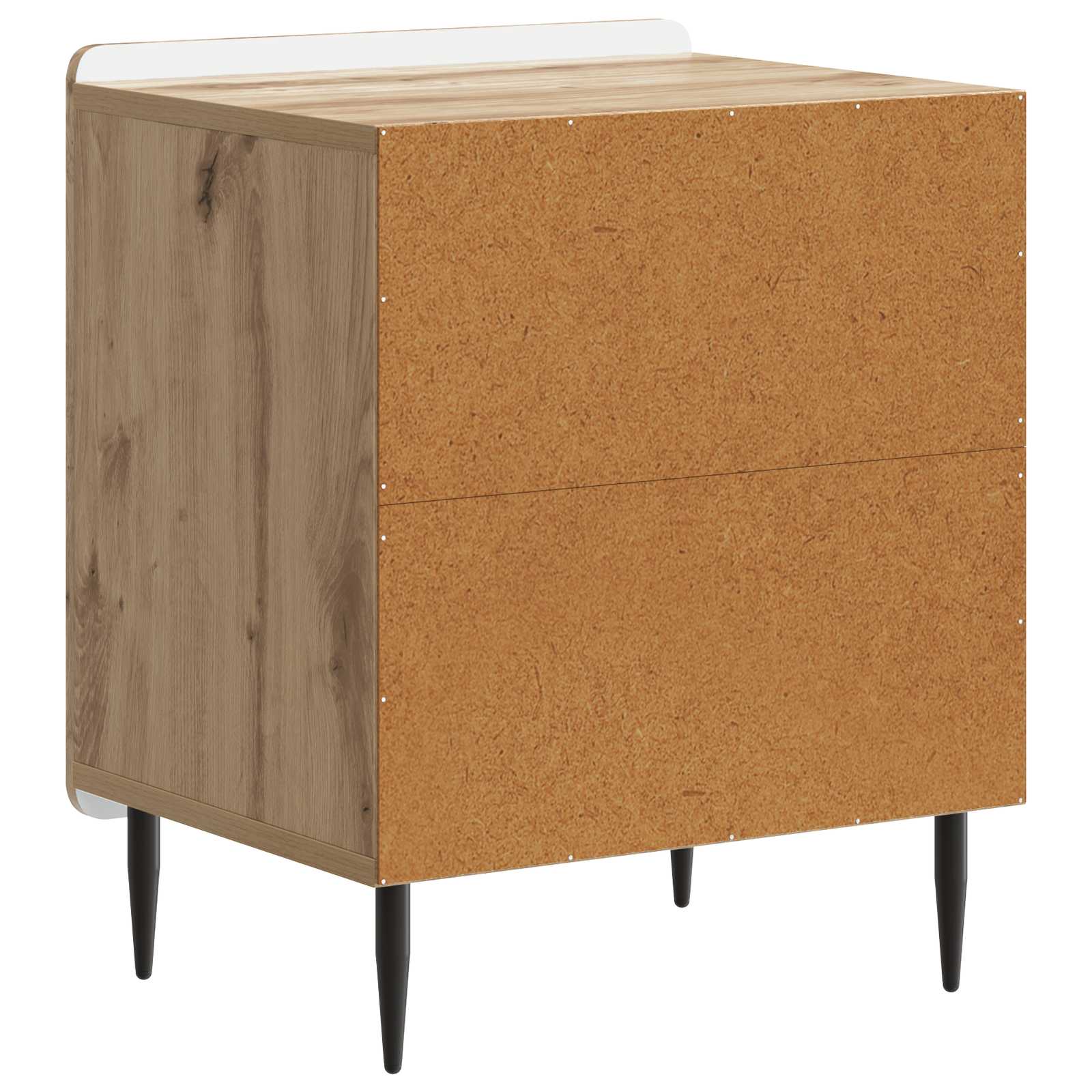 Cabinet de chevet 2 pcs Chêne artisanal 43 x 34,5 x 52 cm - XIOS