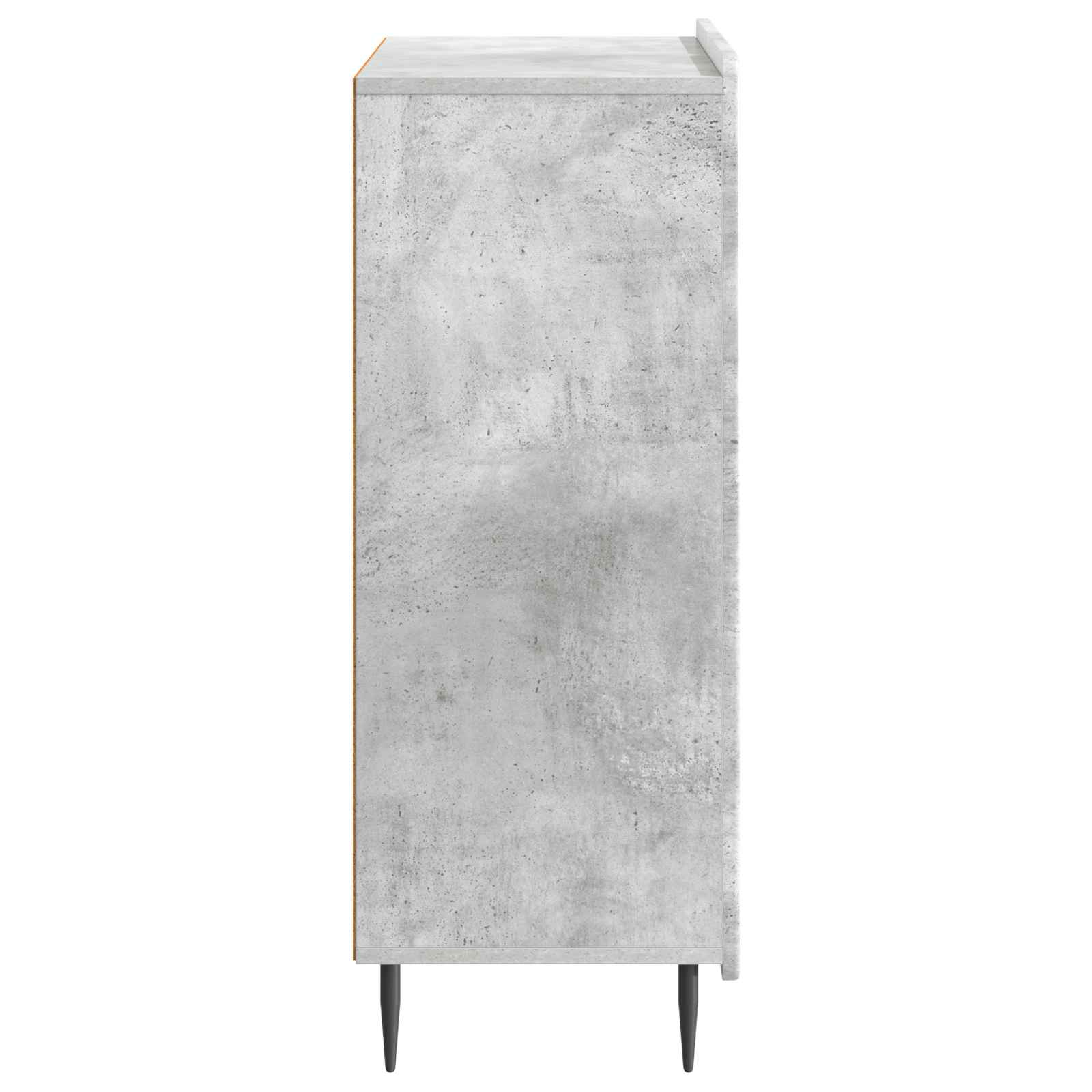Buffet Gris béton 66 x 34,5 x 92 cm Bois d'ingénierie - XIOS