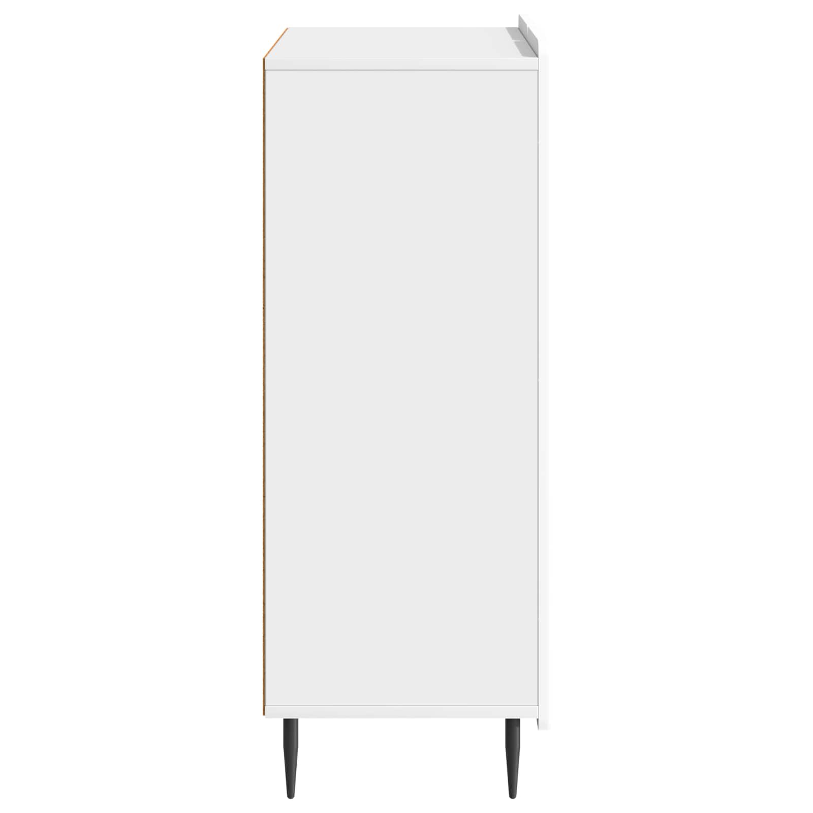Buffet Blanc brillant 66 x 34,5 x 92 cm Bois d'ingénierie - XIOS