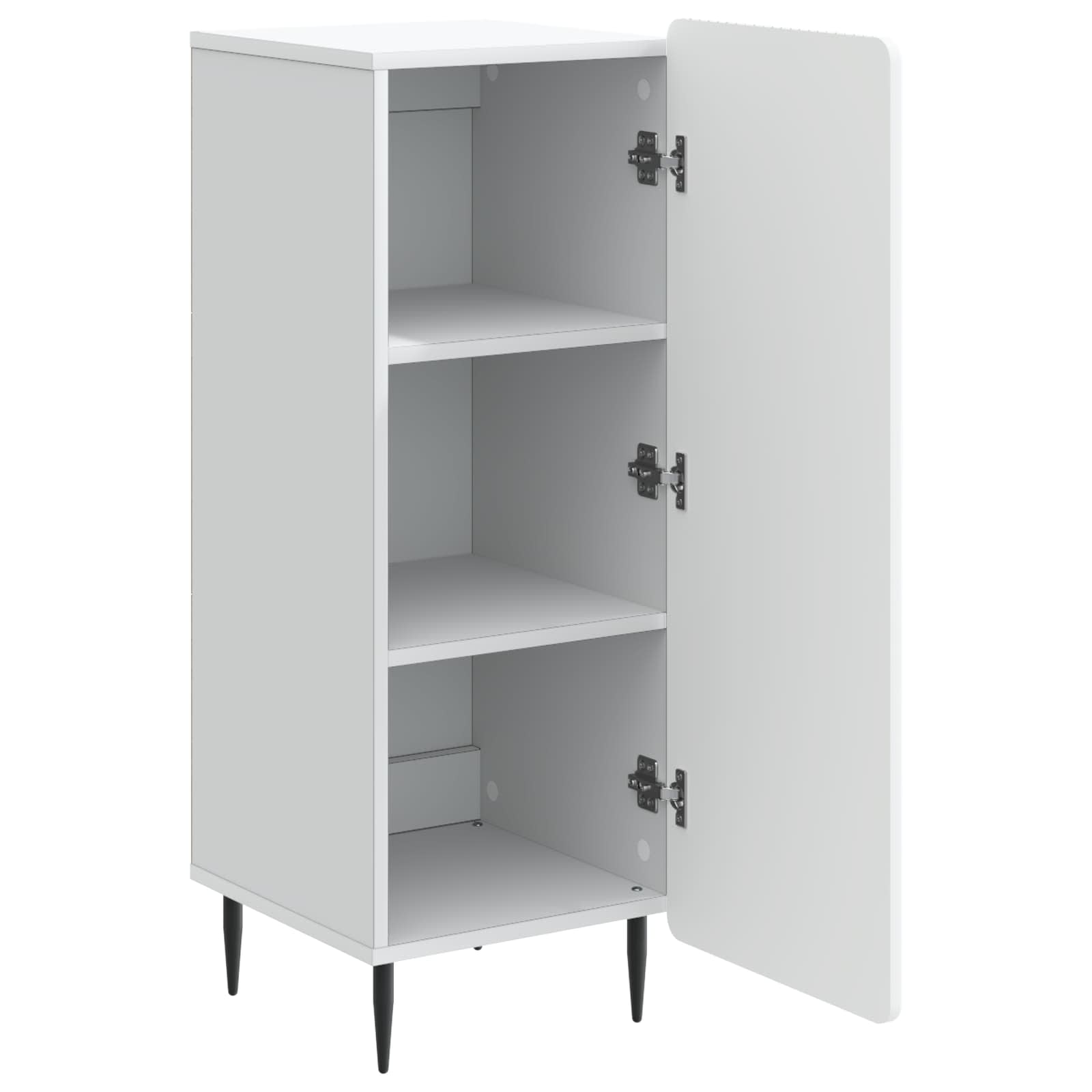 Buffet Blanc 34,5 x 33 x 92 cm Bois d'ingénierie - XIOS