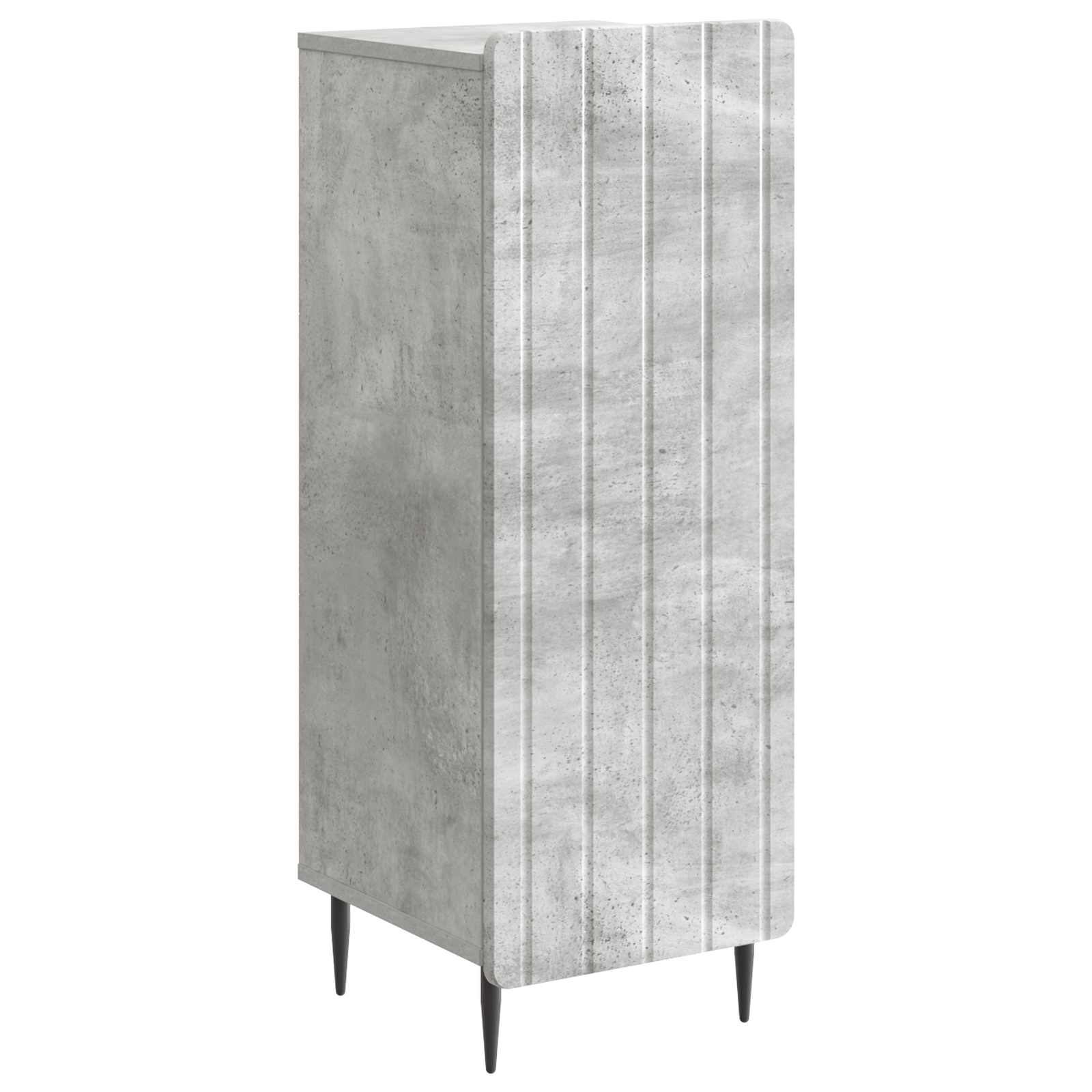 Buffet Gris béton 34,5 x 33 x 92 cm Bois d'ingénierie - XIOS