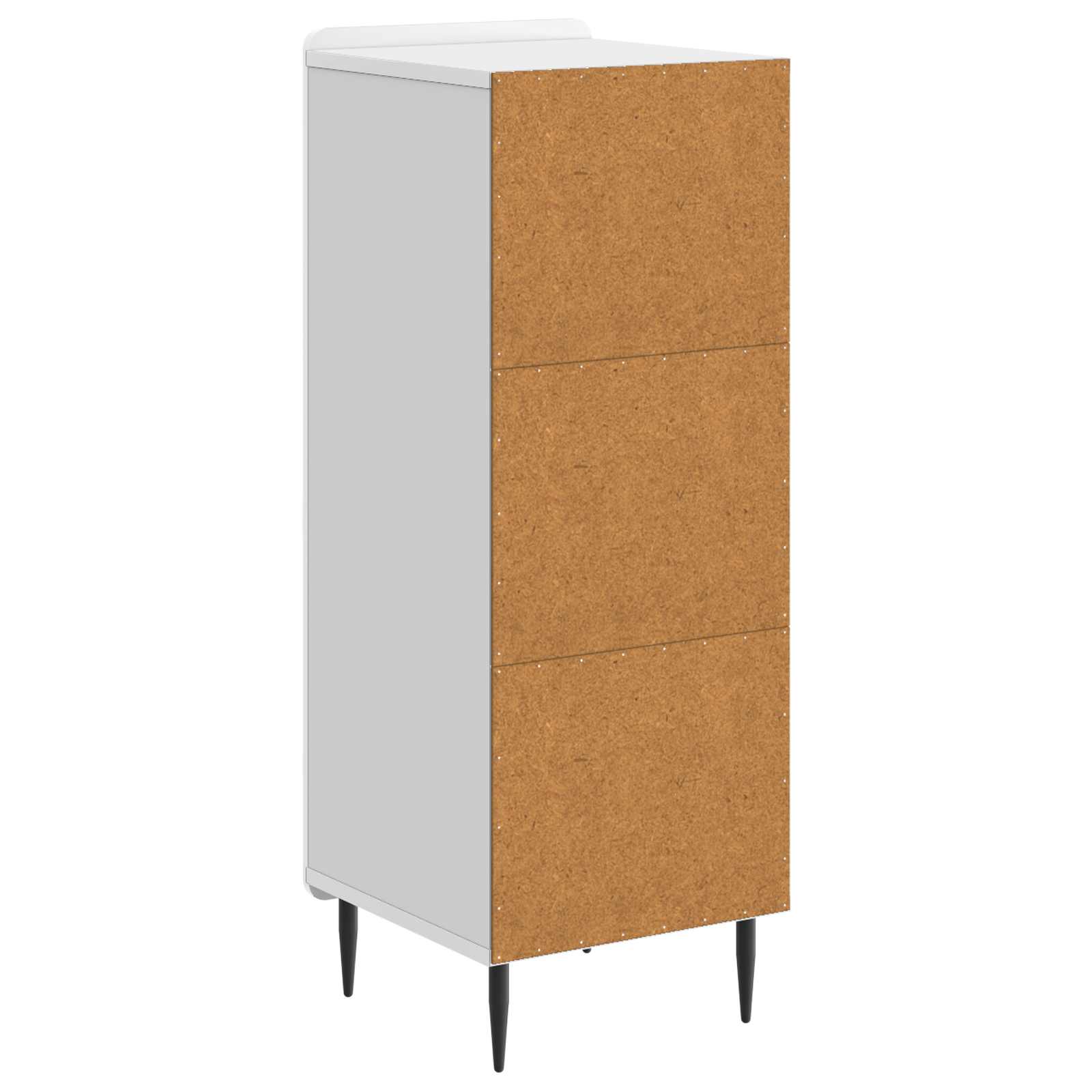 Buffet Blanc brillant 34,5 x 33 x 92 cm Bois d'ingénierie - XIOS