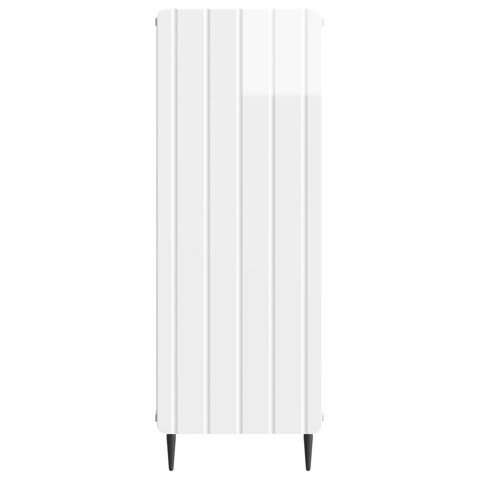 Buffet Blanc brillant 34,5 x 33 x 92 cm Bois d'ingénierie - XIOS