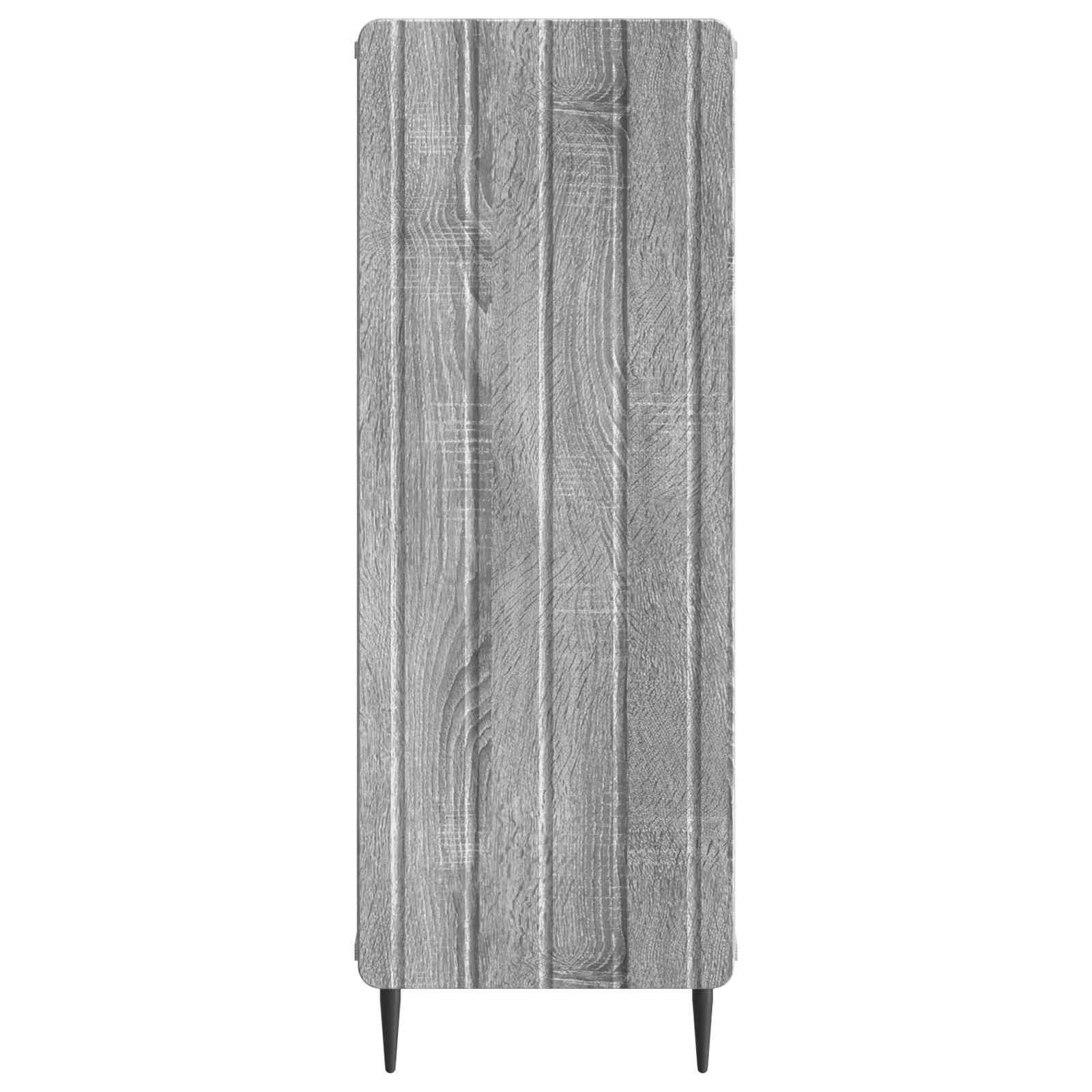 Buffet Sonoma gris 34,5 x 33 x 92 cm Bois d'ingénierie - XIOS