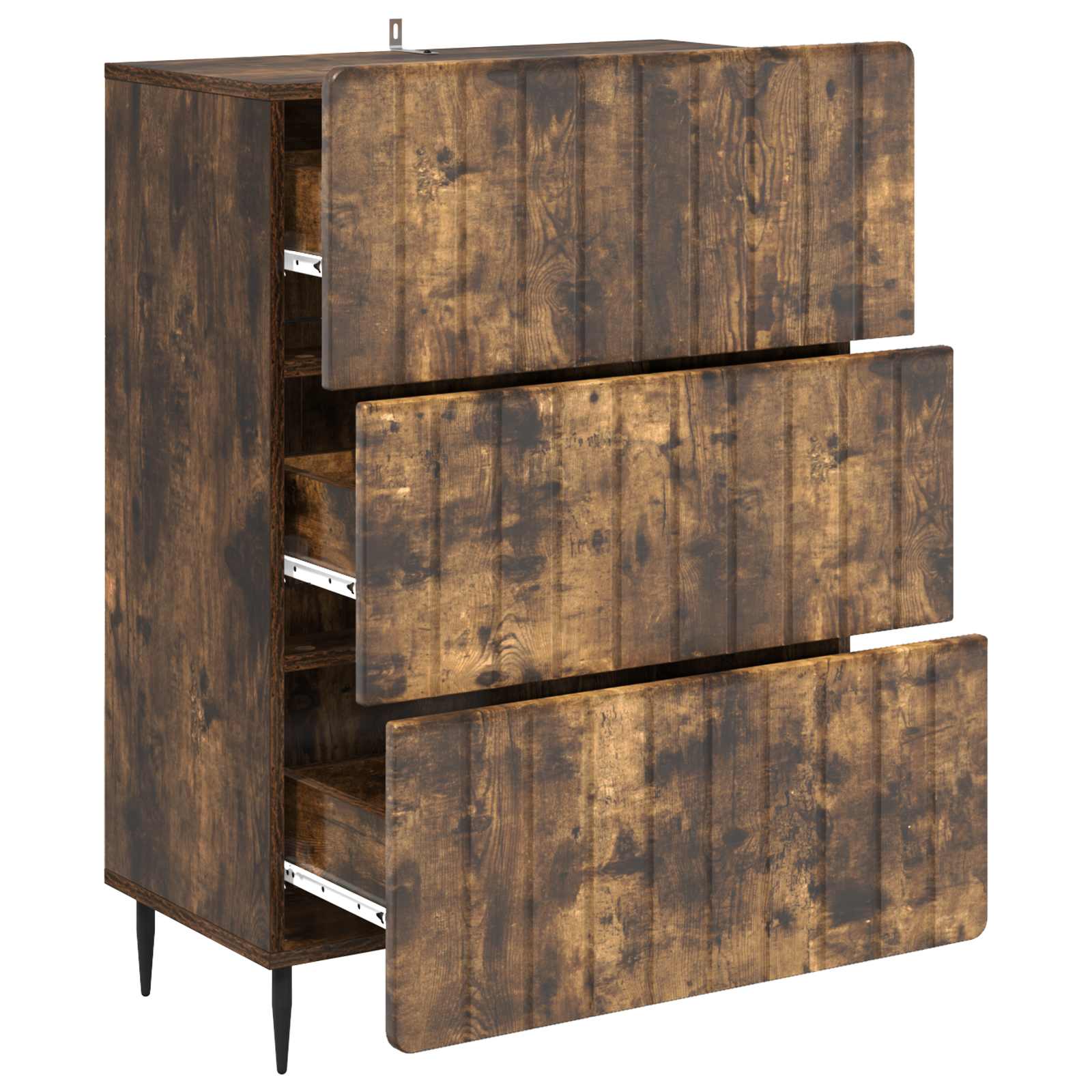 Armoire à tiroirs Chêne fumé 66 x 34,5 x 92 cm - XIOS