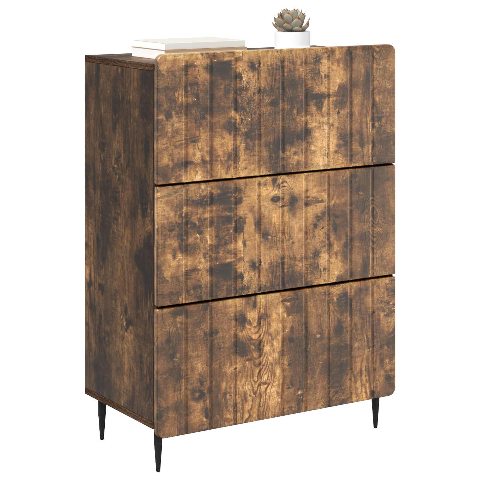 Armoire à tiroirs Chêne fumé 66 x 34,5 x 92 cm - XIOS