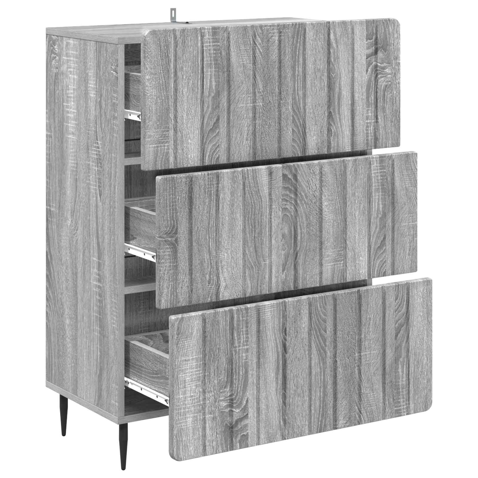 Armoire à tiroirs Sonoma gris 66 x 34,5 x 92 cm - XIOS