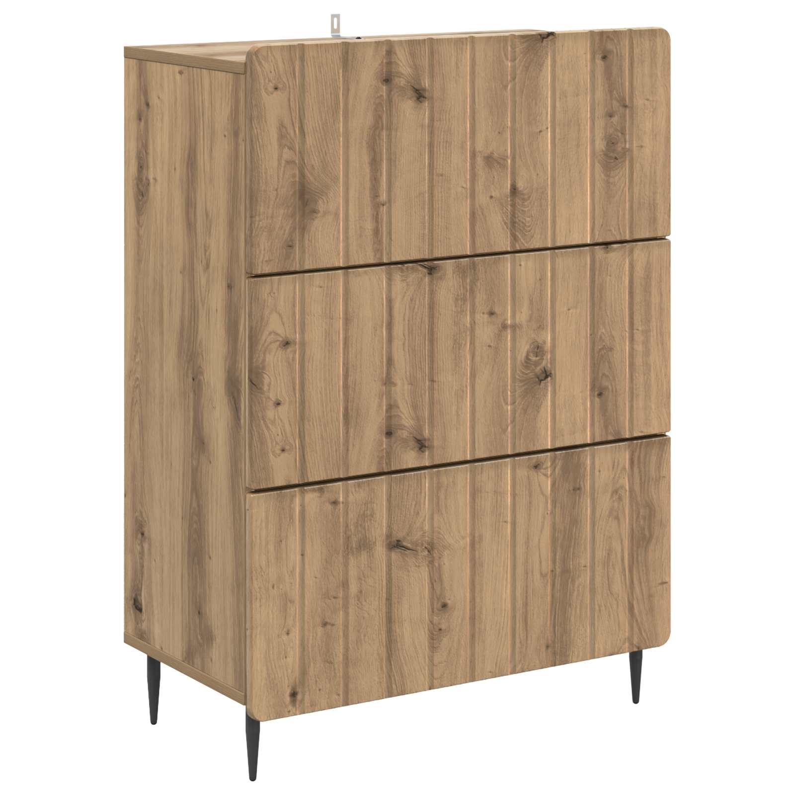 Armoire à tiroirs Chêne artisanal 66 x 34,5 x 92 cm - XIOS