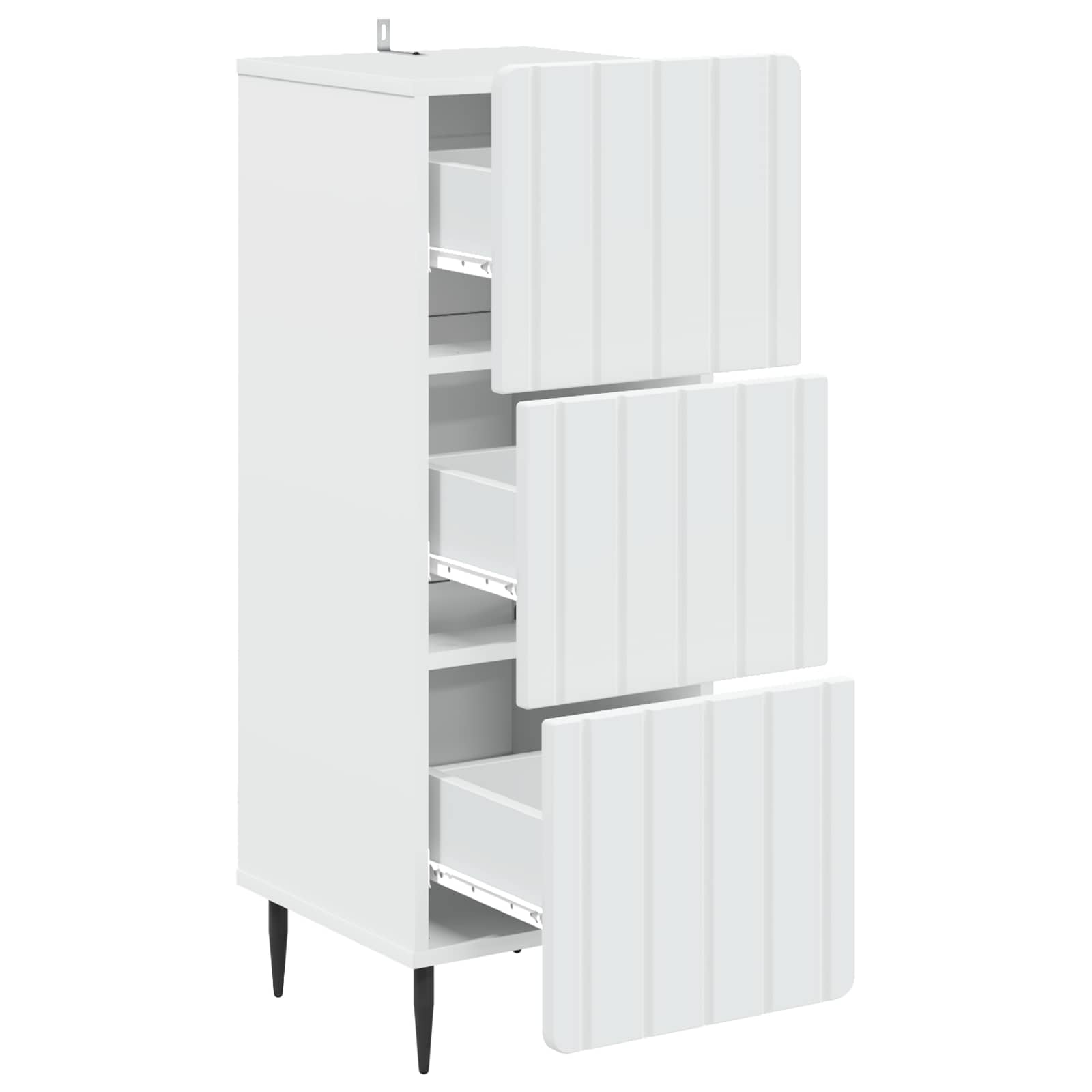 Armoire à tiroirs Blanc 33 x 34,5 x 92 cm Bois d'ingénierie - XIOS